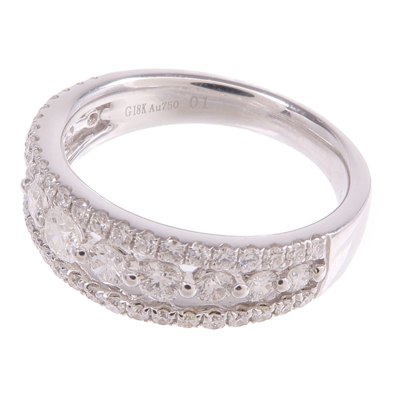 JEWELRY 18K白金Diamond Ring鑽石戒指US#6.25