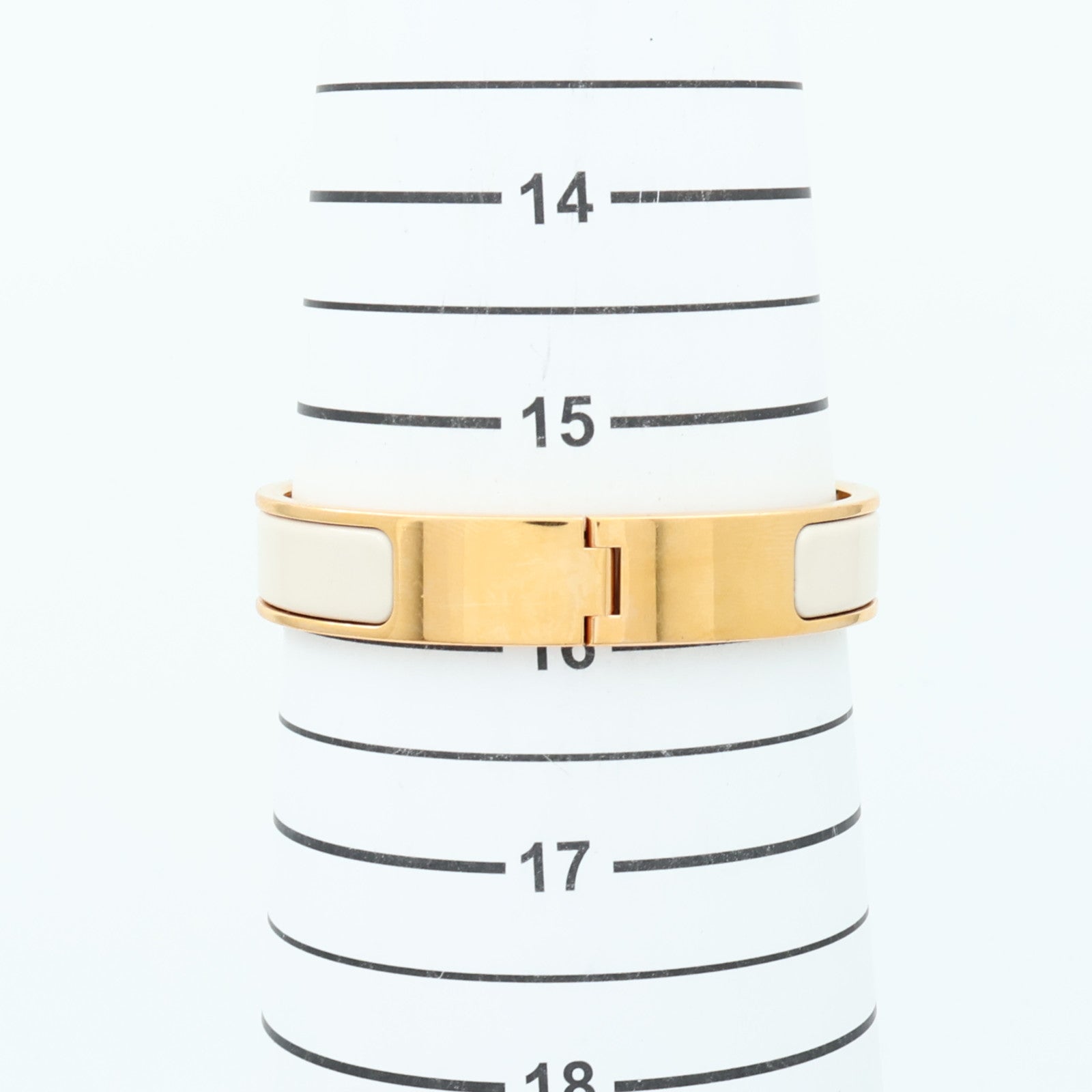HERMES 金屬/琺瑯Clic H Bracelet金扣手鐲