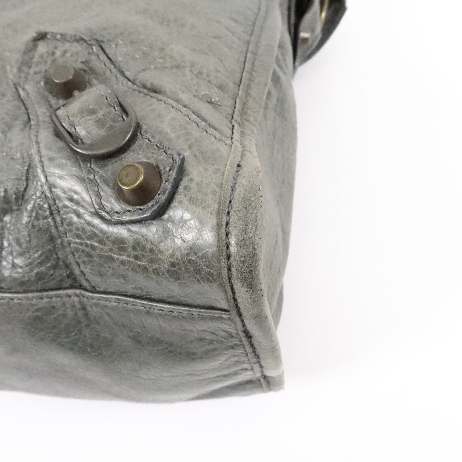 BALENCIAGA 牛皮皮革City Bag手挽肩背兩用袋