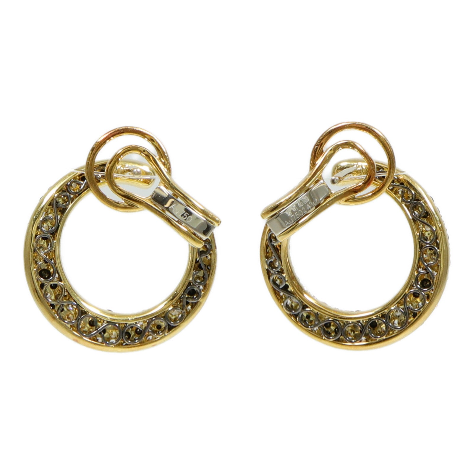 JEWELRY 18K黃金Diamond Earrings鑽石耳環