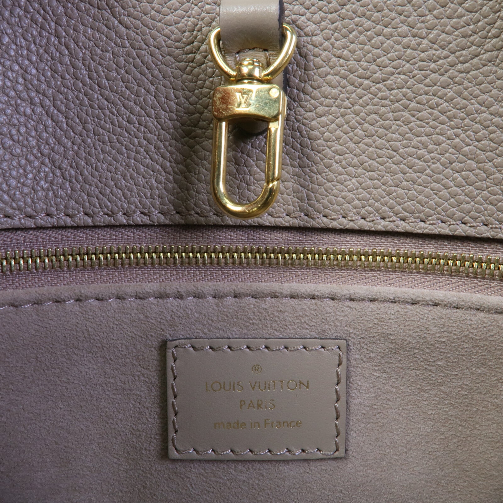 LOUIS VUITTON Monogram Empreinte On The Go MM手挽肩背兩用袋