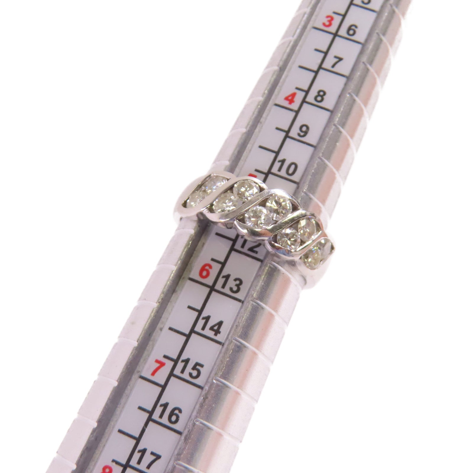 JEWELRY 18K白金/鑽石Diamond Ring戒指US#5.25