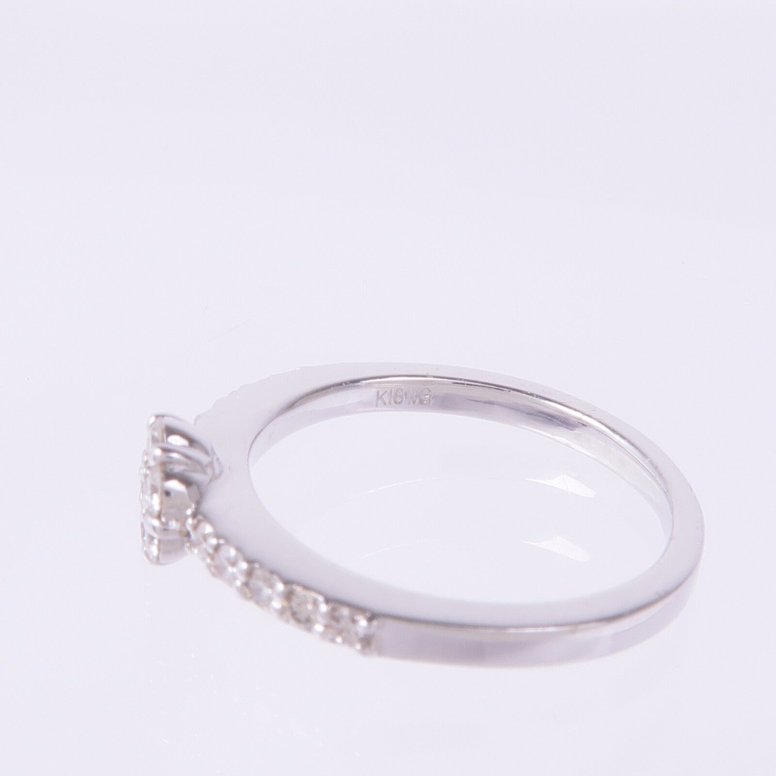 JEWELRY 18K白金Diamond Ring鑽石戒指US#6