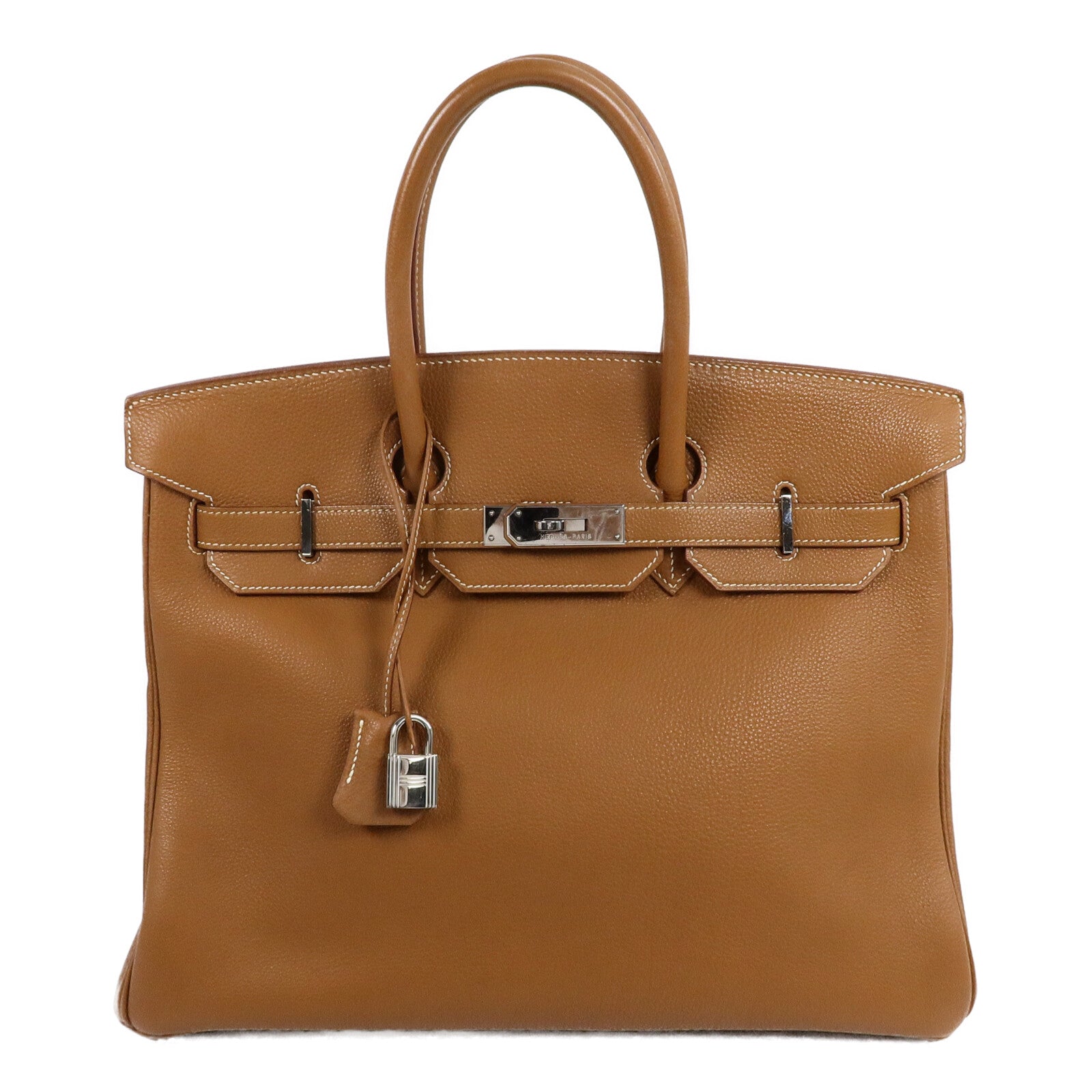 HERMES Togo皮革Birkin 35手挽袋Gold