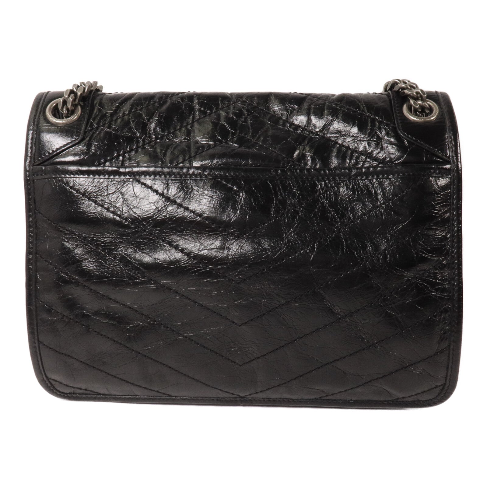 SAINT LAURENT 牛皮皮革Niki Bag Medium鏈帶肩背袋