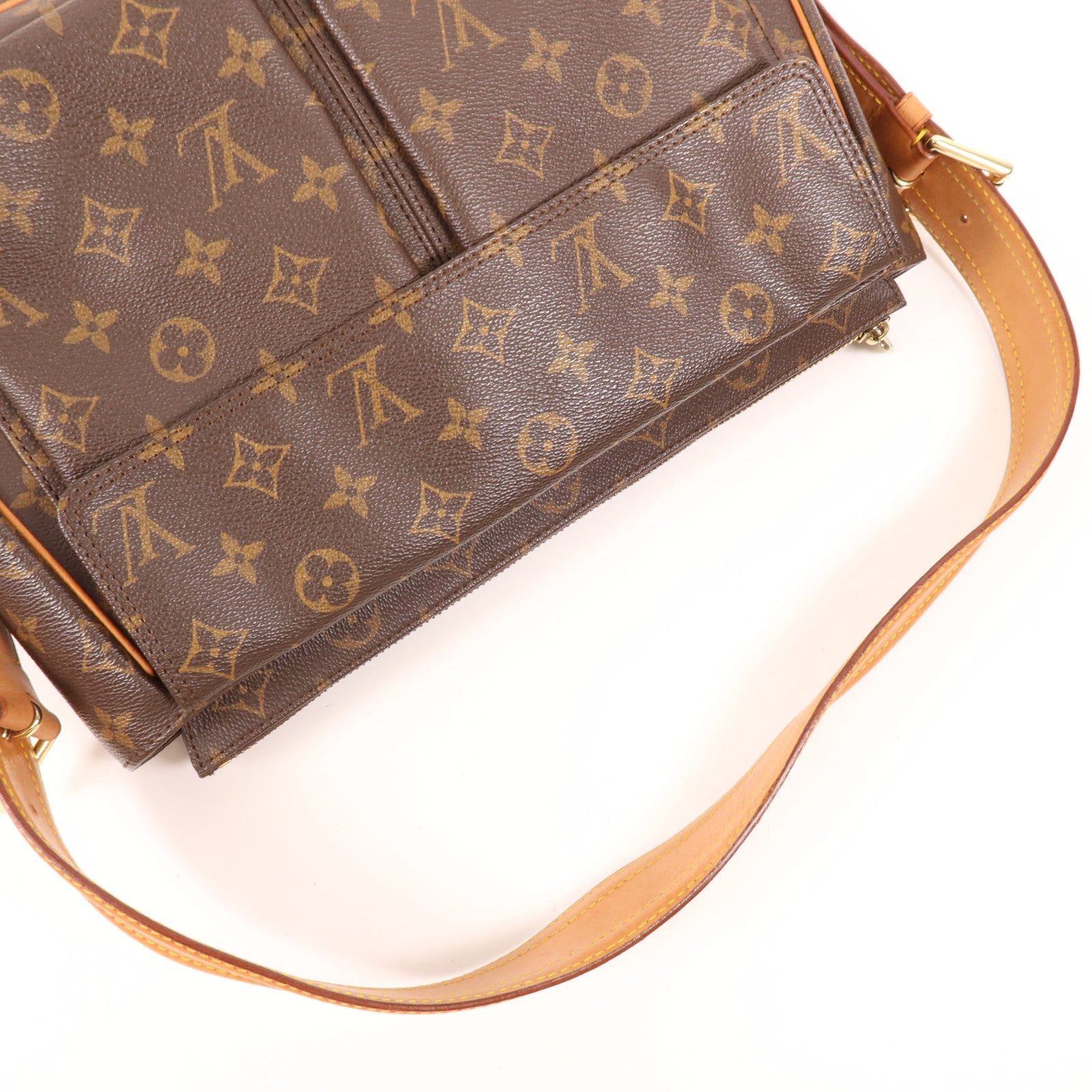 LOUIS VUITTON 【激減優惠】Monogram Viva Cite GM金扣肩背袋