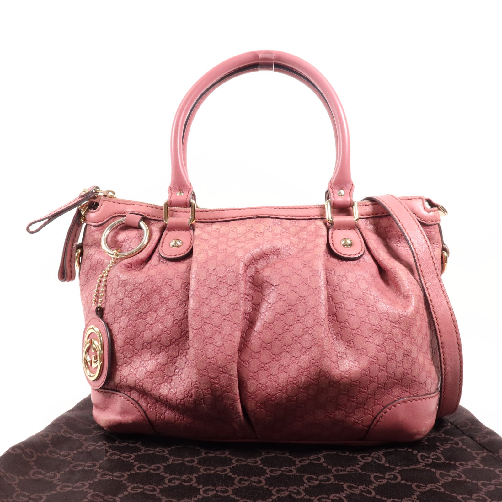 GUCCI 牛皮皮革Sukey Guccissima金扣手挽肩背兩用袋