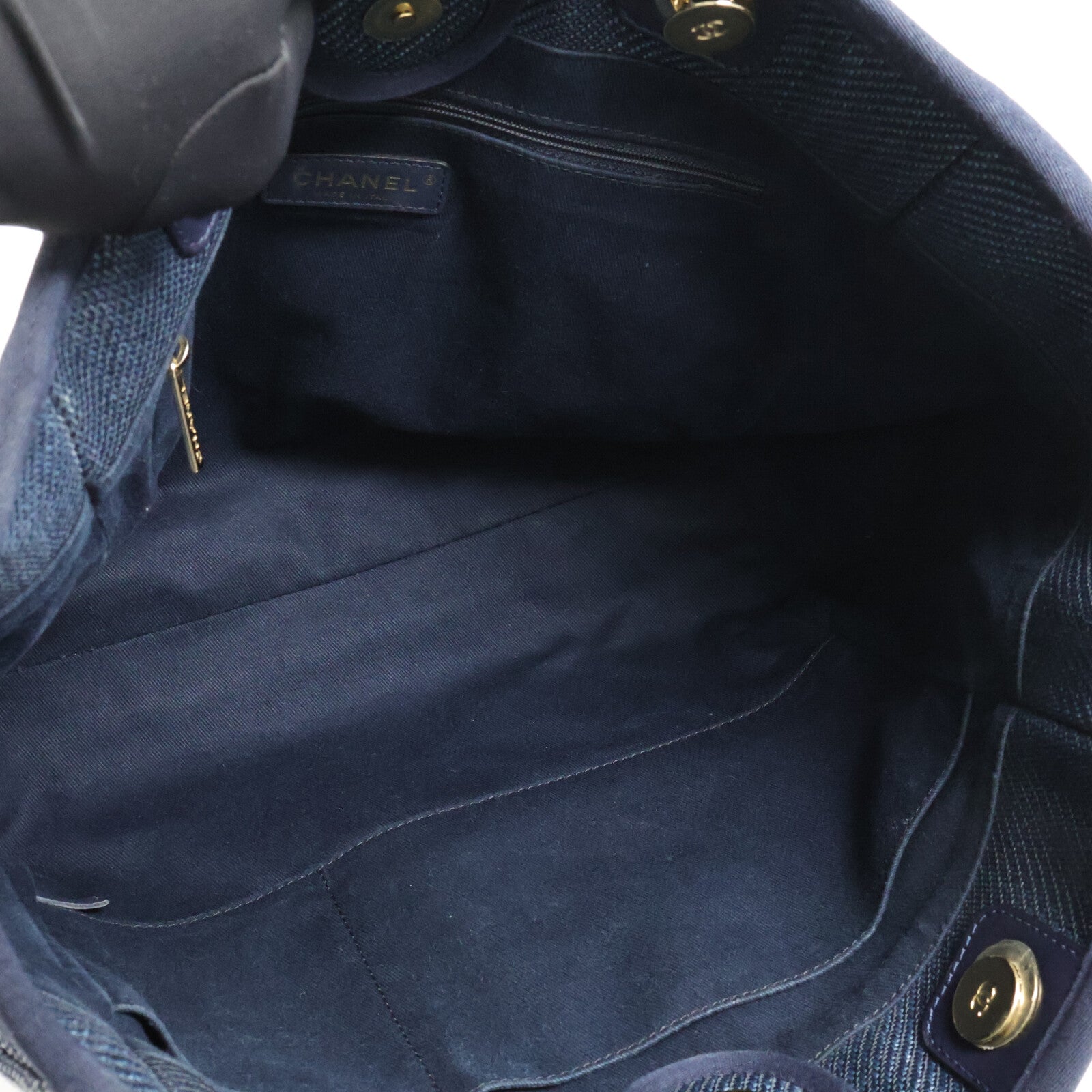 CHANEL 牛仔布Deauville Tote手挽袋
