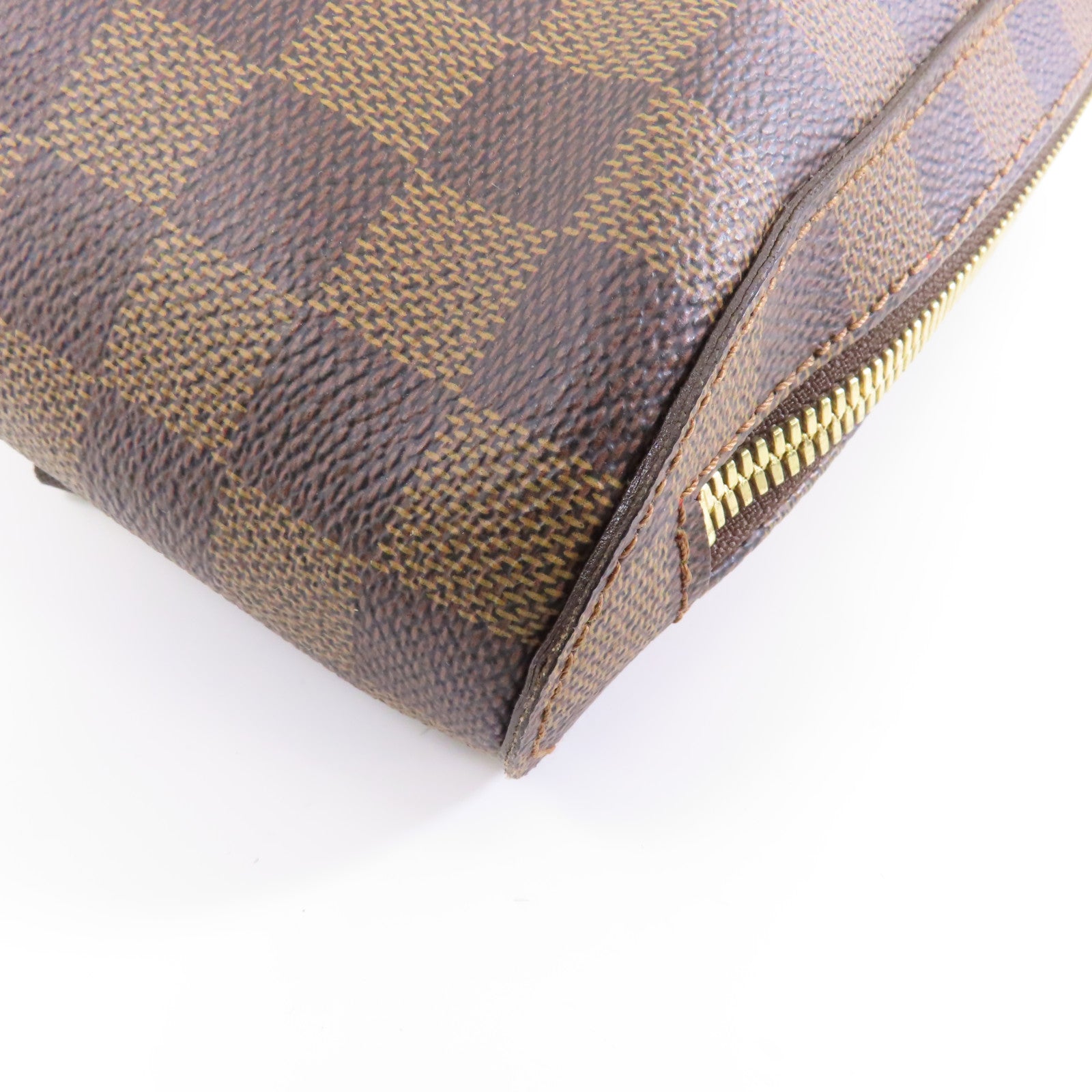 LOUIS VUITTON Damier Ebene Geronimos金扣腰包啡色