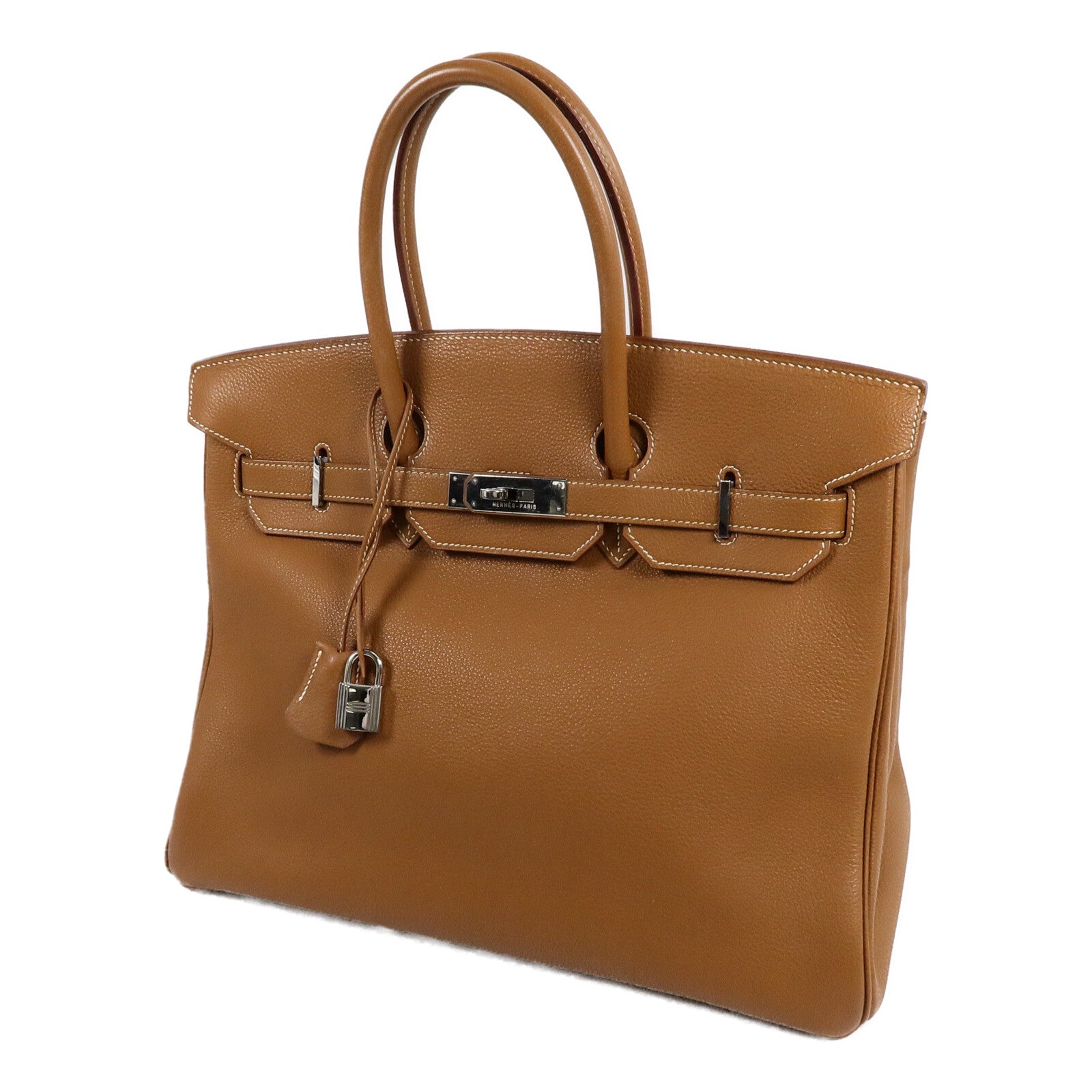 HERMES Togo皮革Birkin 35手挽袋Gold