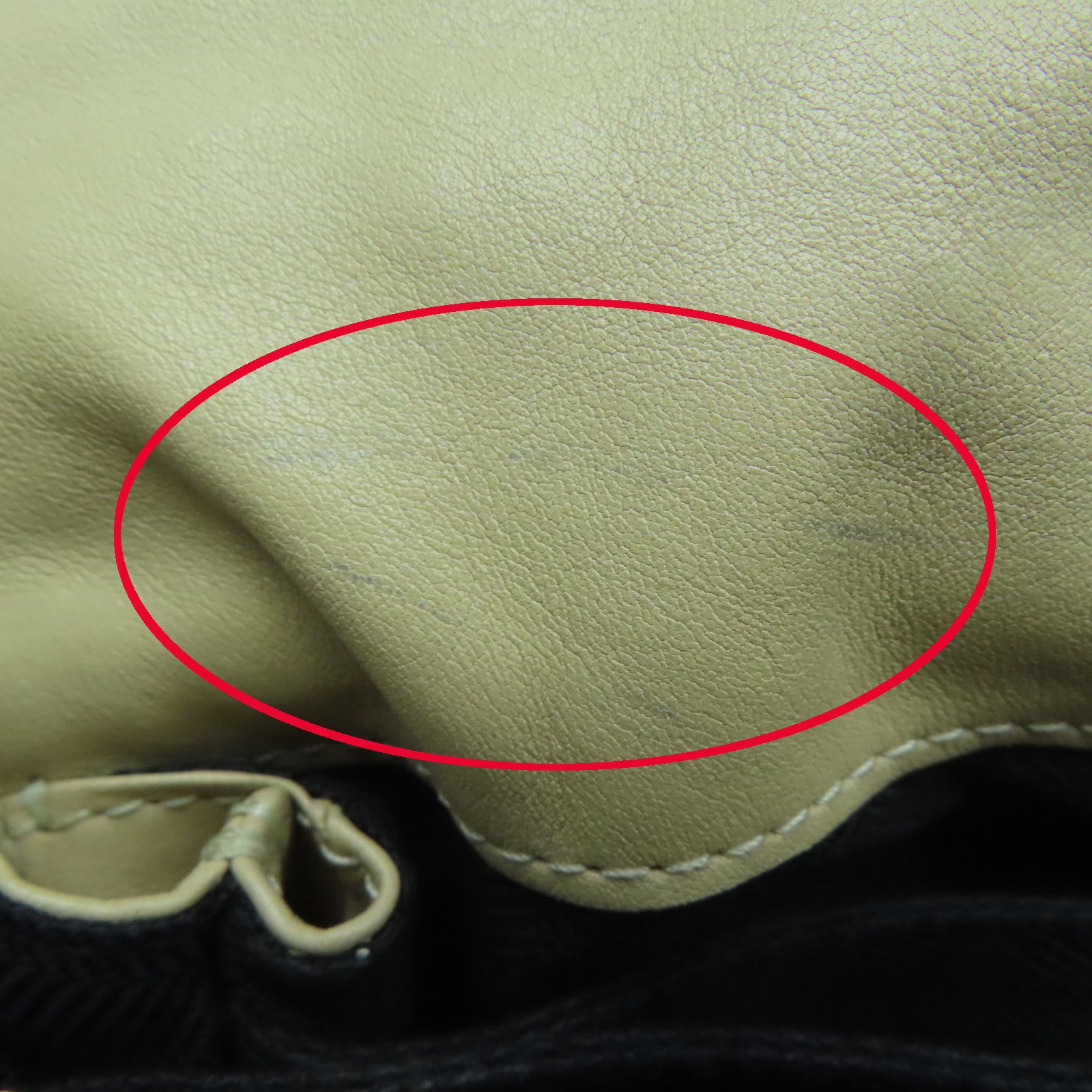 LOEWE 【激減優惠】牛皮皮革Shoulder Bag銀扣肩背袋杏色