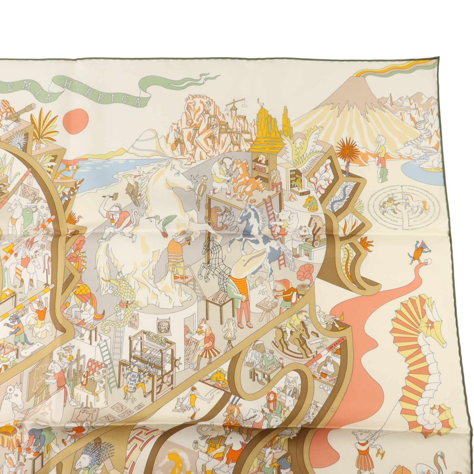 HERMES 絲質Scarf 90X90絲巾