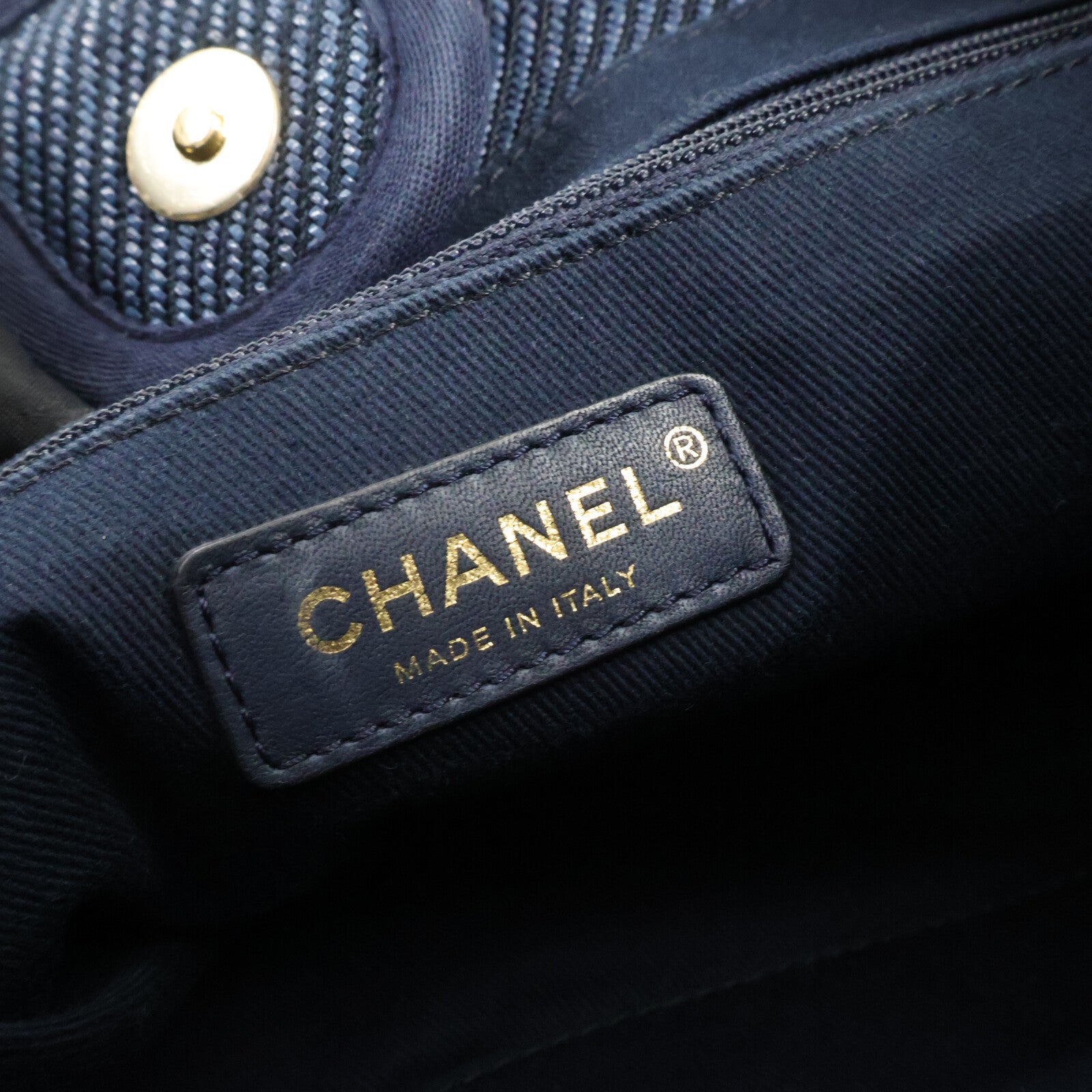 CHANEL 牛仔布Deauville Tote手挽袋