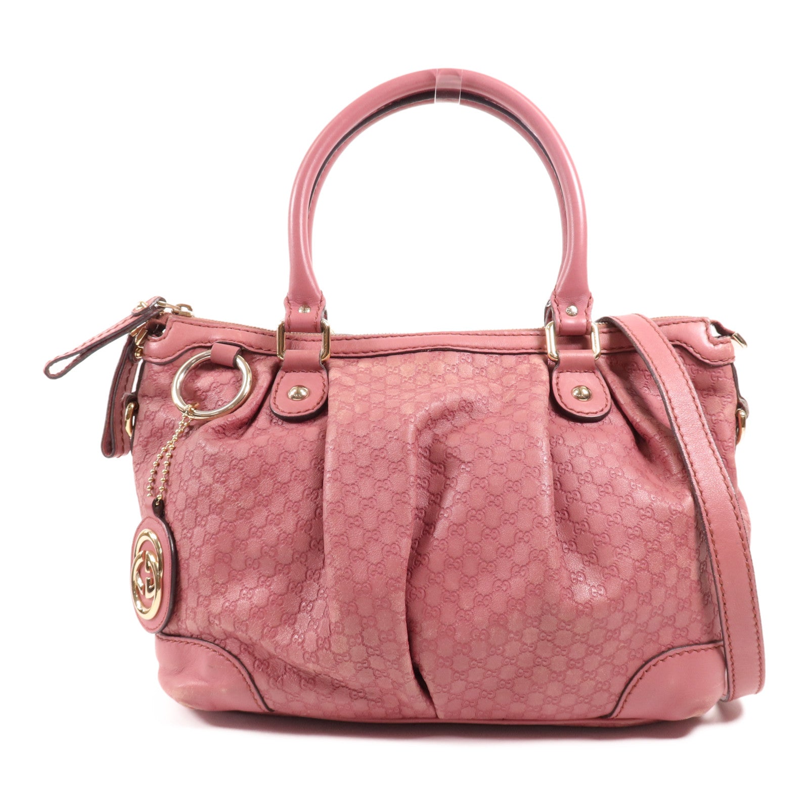 GUCCI 牛皮皮革Sukey Guccissima金扣手挽肩背兩用袋