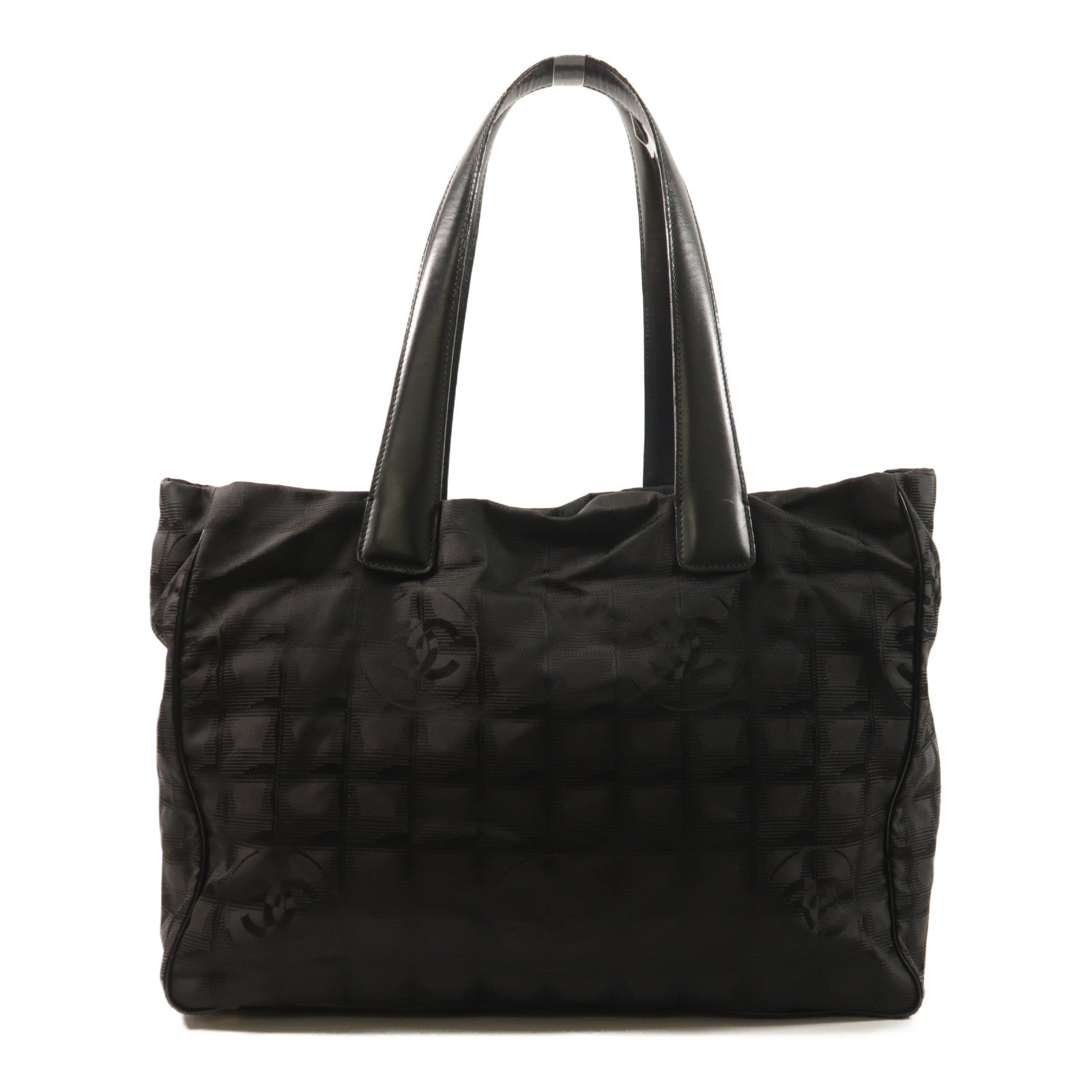 CHANEL 尼龍New Travel Line金扣肩背袋