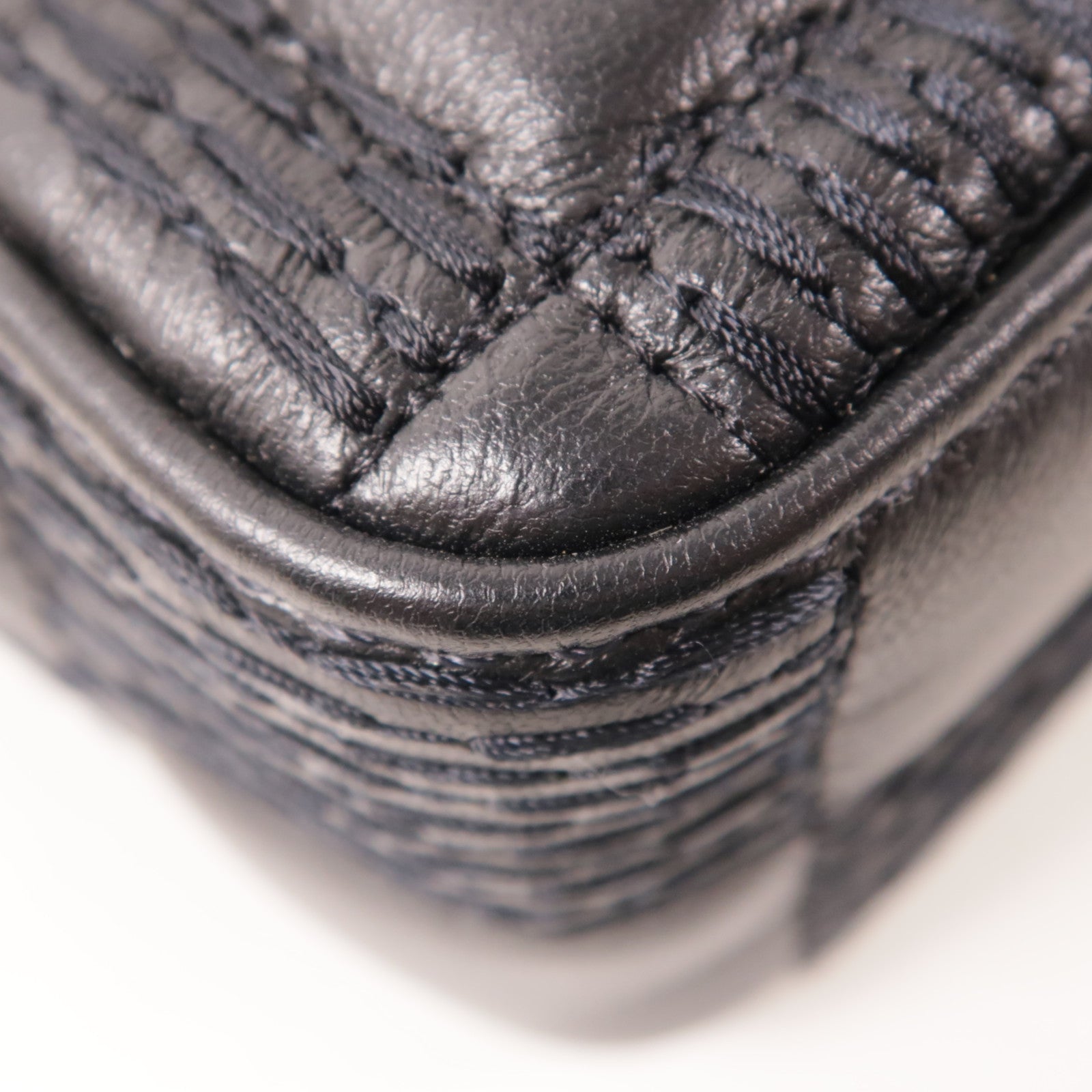 LOUIS VUITTON 羊皮皮革Troca PM金扣鏈帶肩背袋