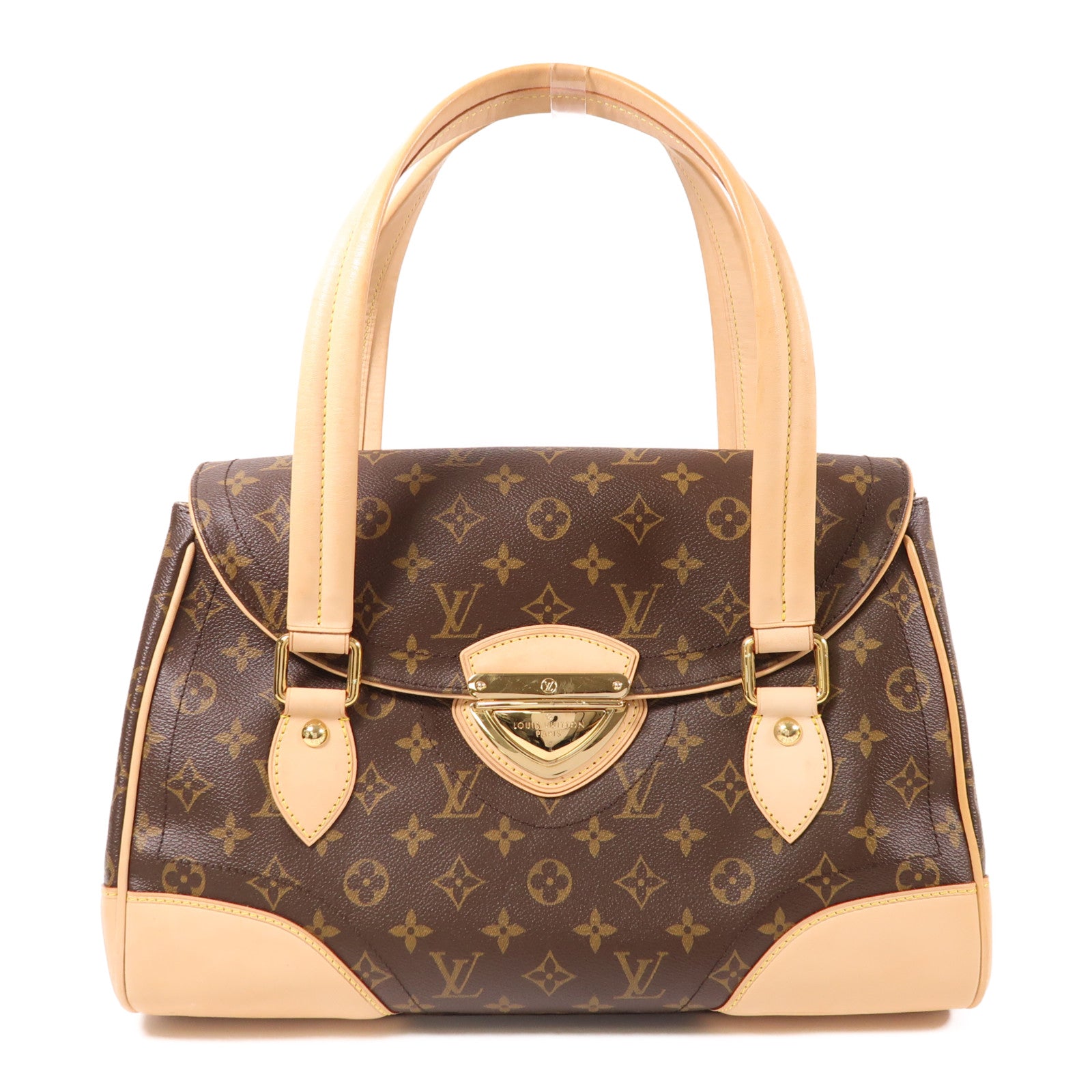 LOUIS VUITTON LV GHW Beverly GM Shoulder Bag M40120 Monogram Brown