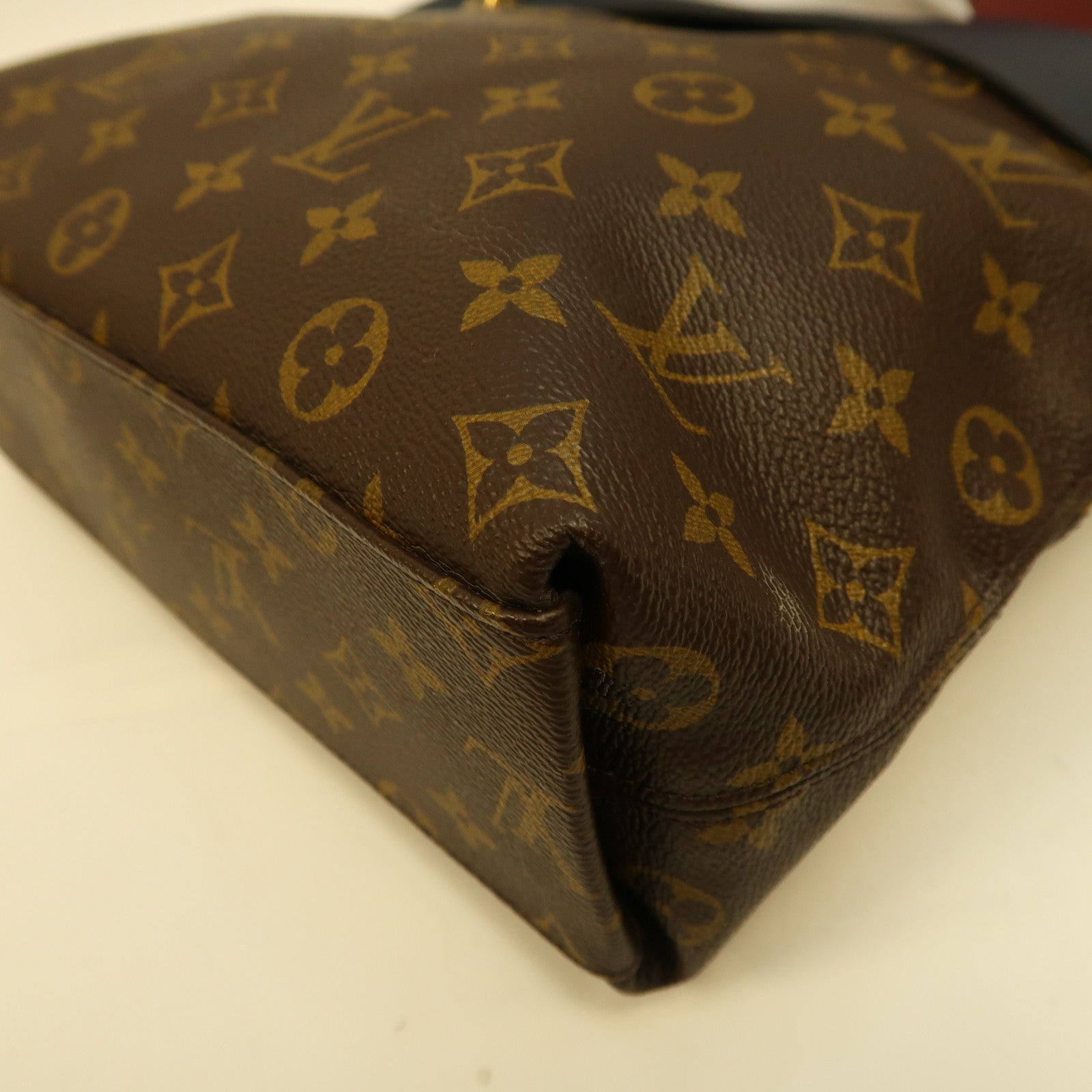 LOUIS VUITTON Monogram Tuileries Besace金扣手挽肩背兩用袋啡色/黑色