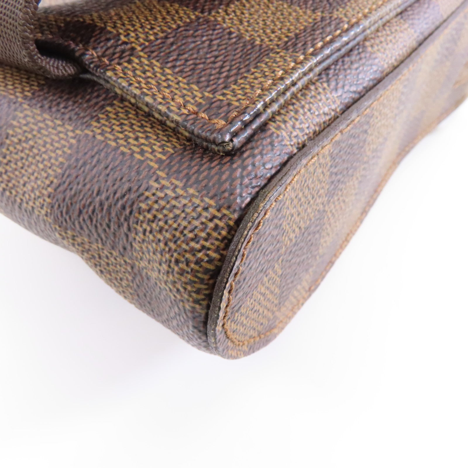 LOUIS VUITTON Damier Ebene Geronimos金扣腰包啡色