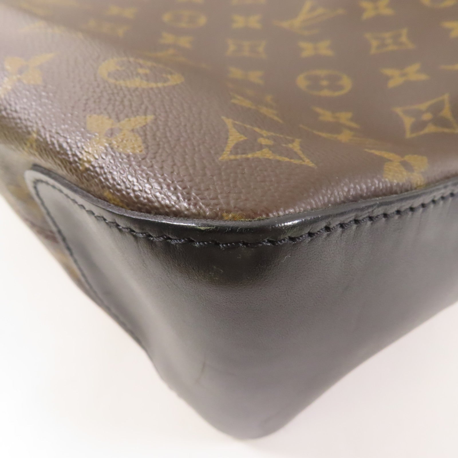 LOUIS VUITTON Monogram Macassar Torres銀扣肩背袋