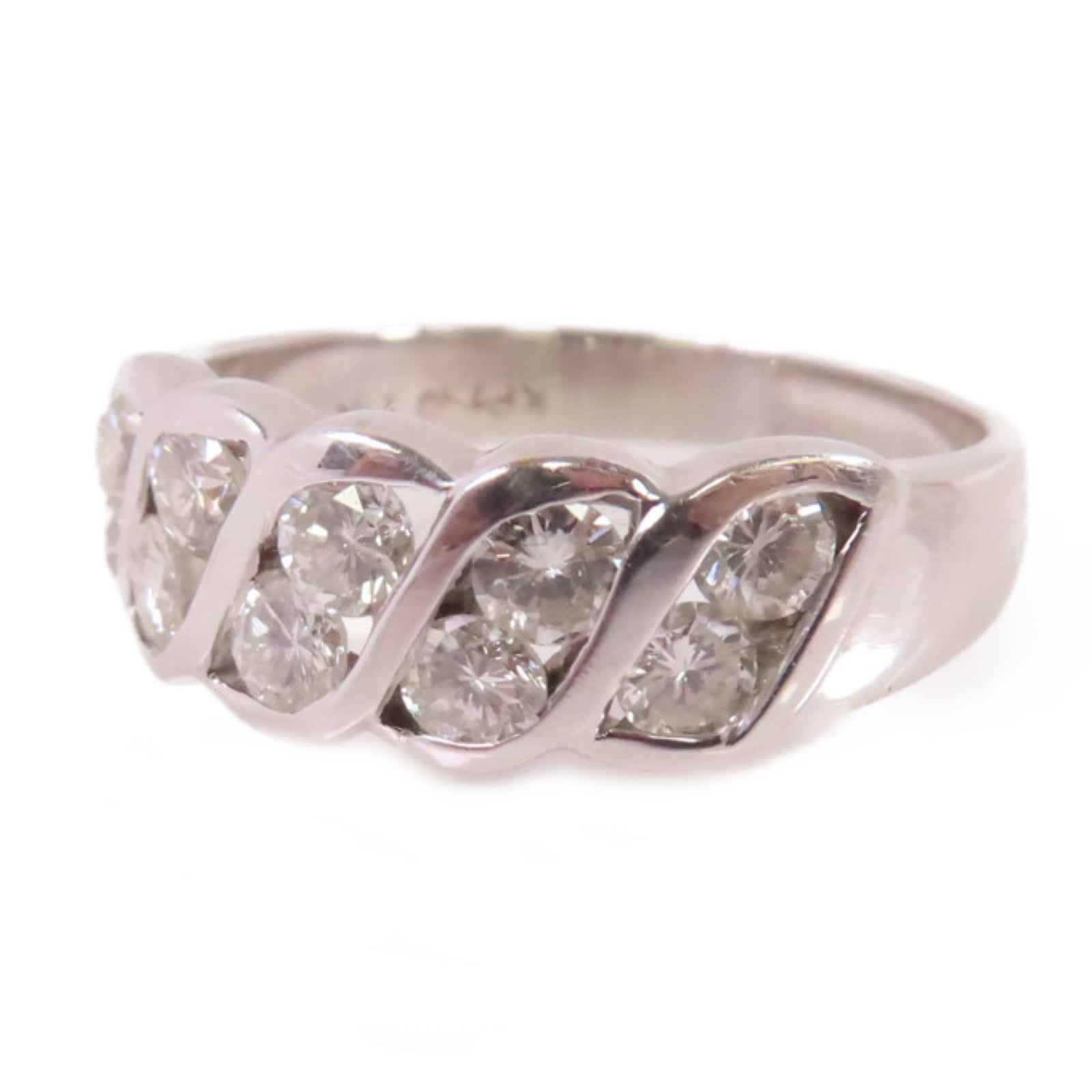 JEWELRY 18K白金/鑽石Diamond Ring戒指US#5.25