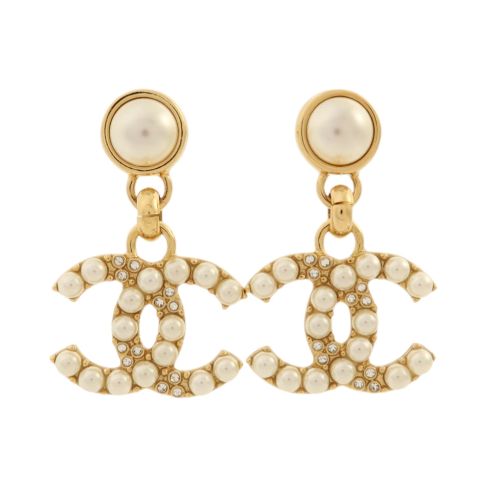 CHANEL 金屬/PVC Earrings耳環