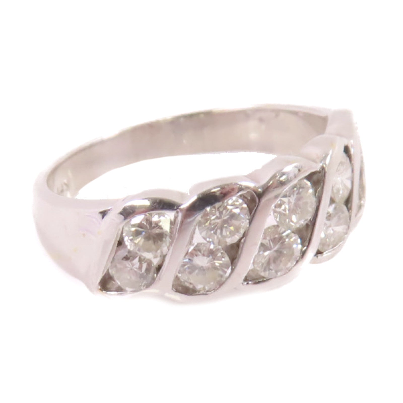 JEWELRY 18K白金/鑽石Diamond Ring戒指US#5.25