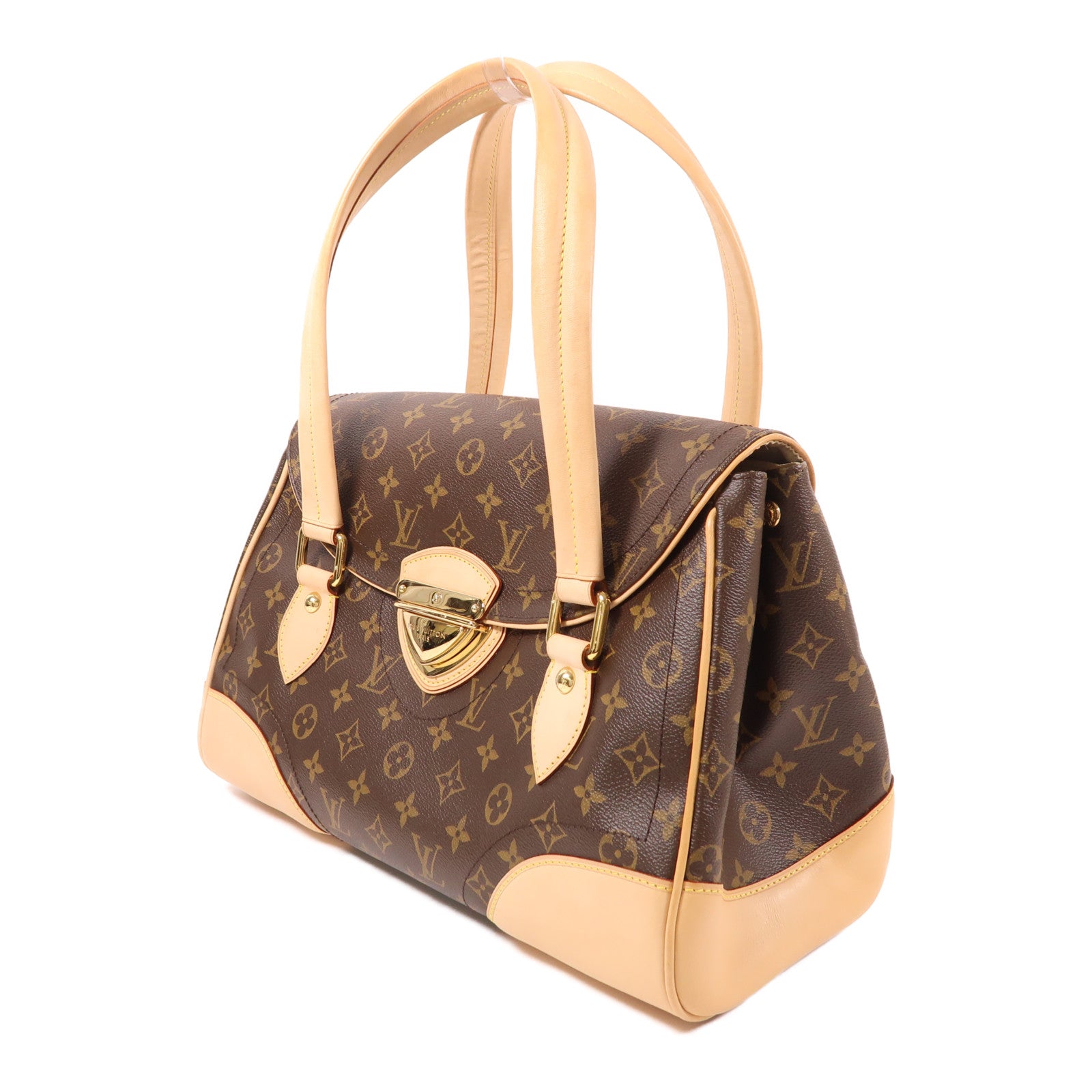 LOUIS VUITTON LV GHW Beverly GM Shoulder Bag M40120 Monogram Brown