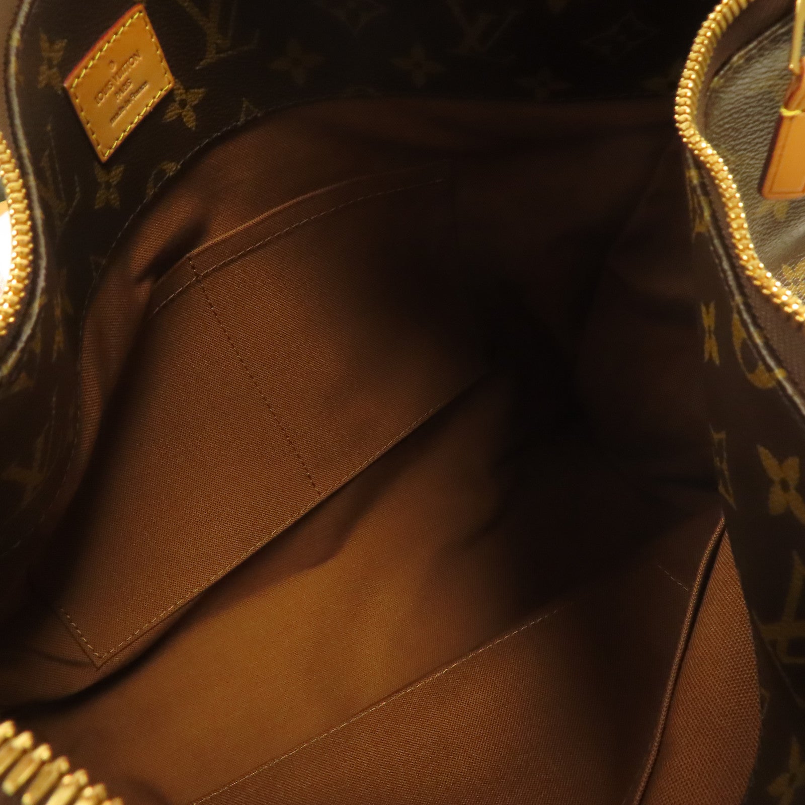 LOUIS VUITTON Monogram Sully MM金扣肩背袋啡色