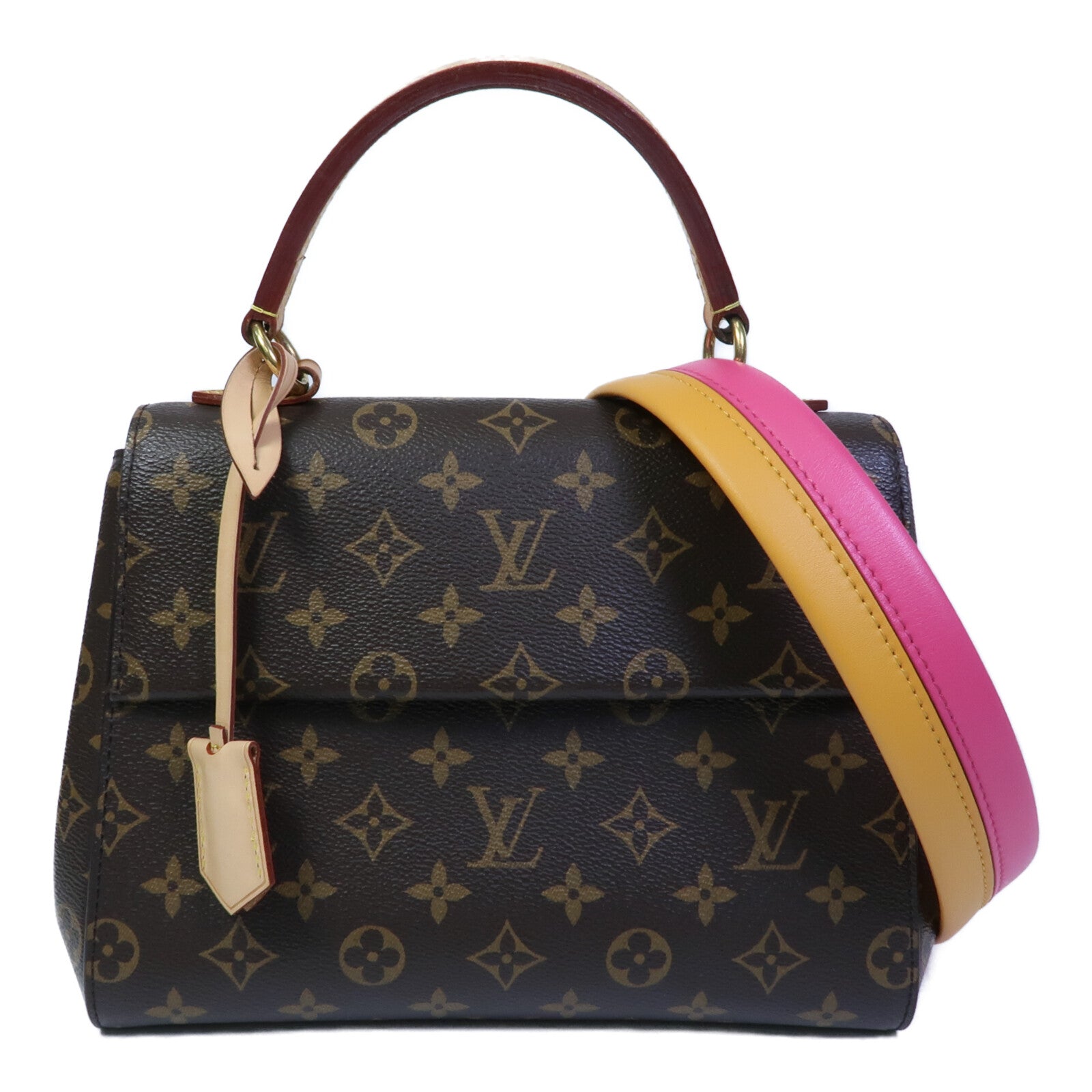 LOUIS VUITTON Monogram Cluny BB手挽肩背兩用袋