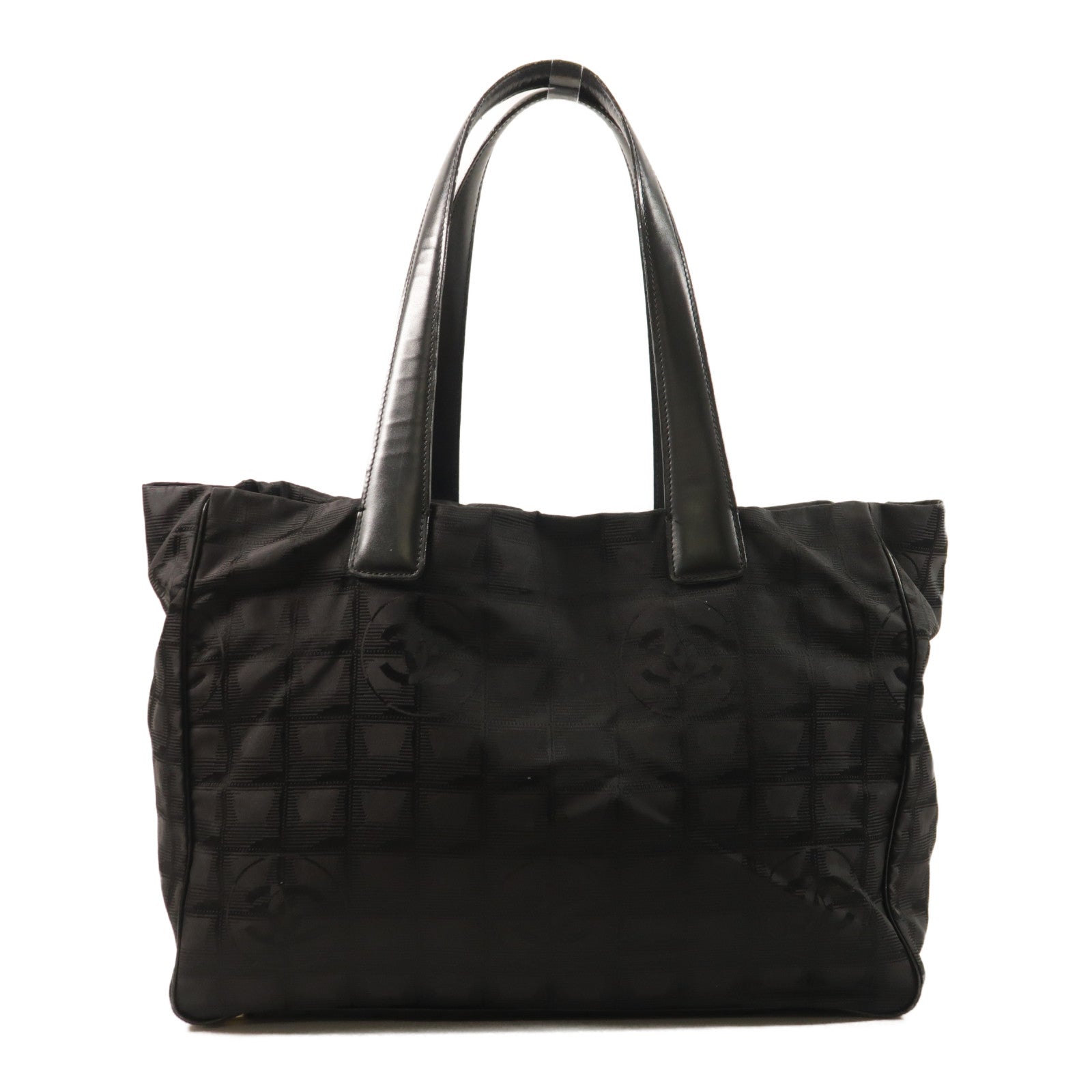 CHANEL 尼龍New Travel Line金扣肩背袋