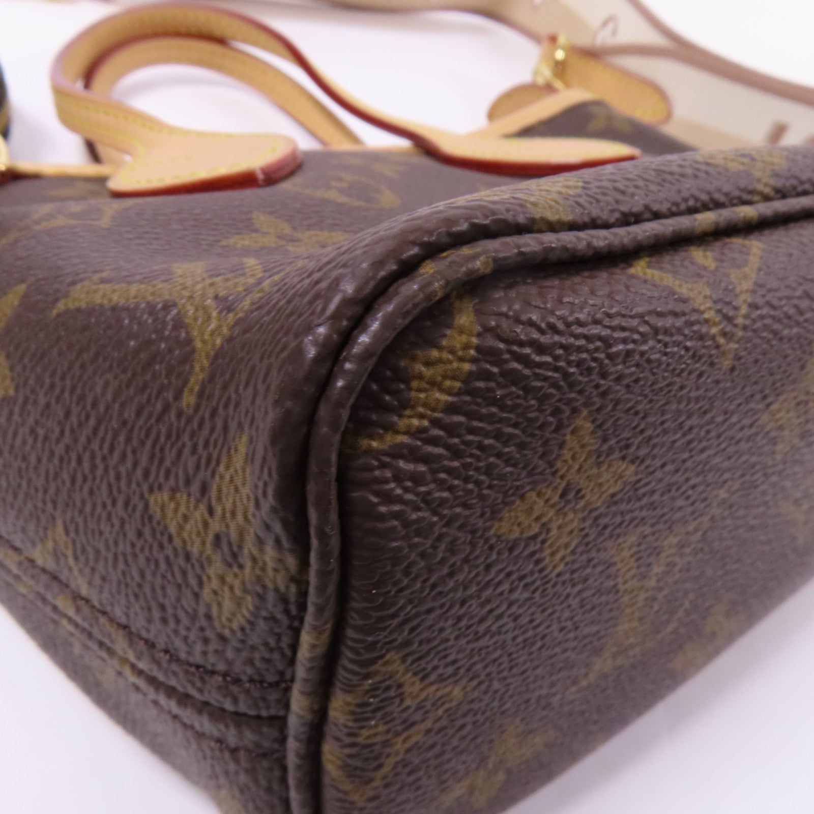 LOUIS VUITTON Monogram Neverfull BB金扣手挽肩背兩用袋