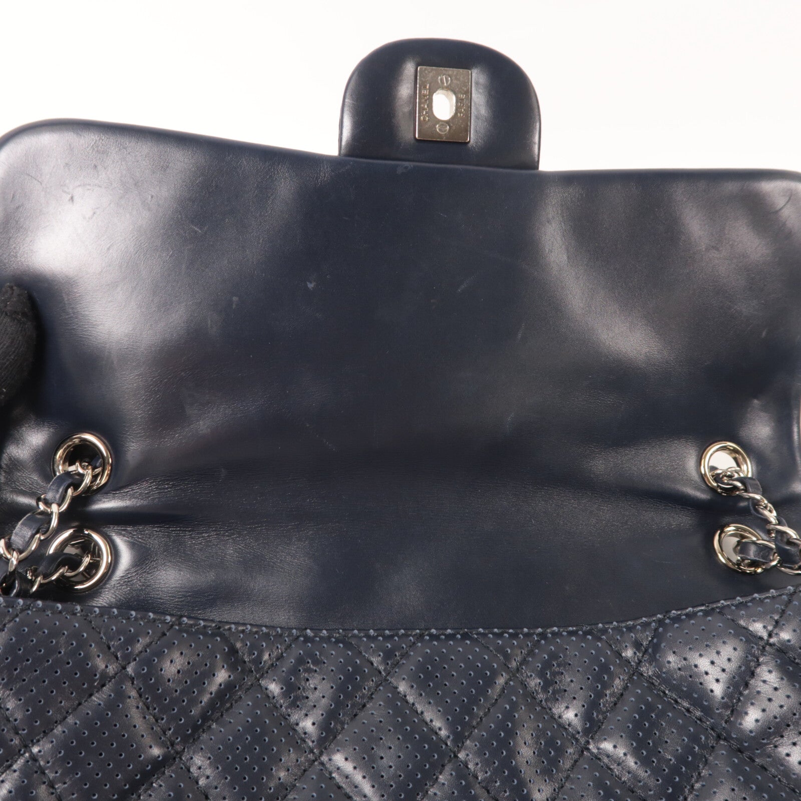CHANEL 牛皮皮革Chain Shoulder鏈帶肩背袋