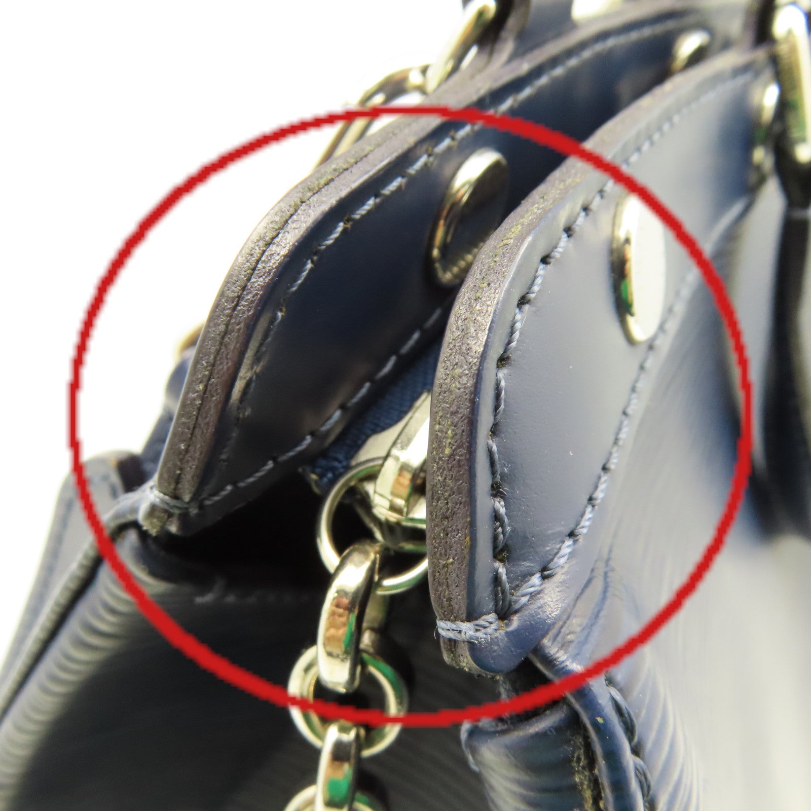 LOUIS VUITTON Epi Brea MM 2Way Shoulder Bag手挽肩背兩用袋藍色