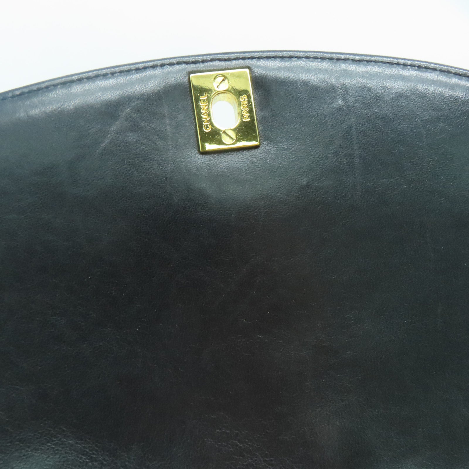 CHANEL 【激減優惠】菱格羊皮皮革Diana Chain Shoulder金扣鏈帶肩背袋黑色