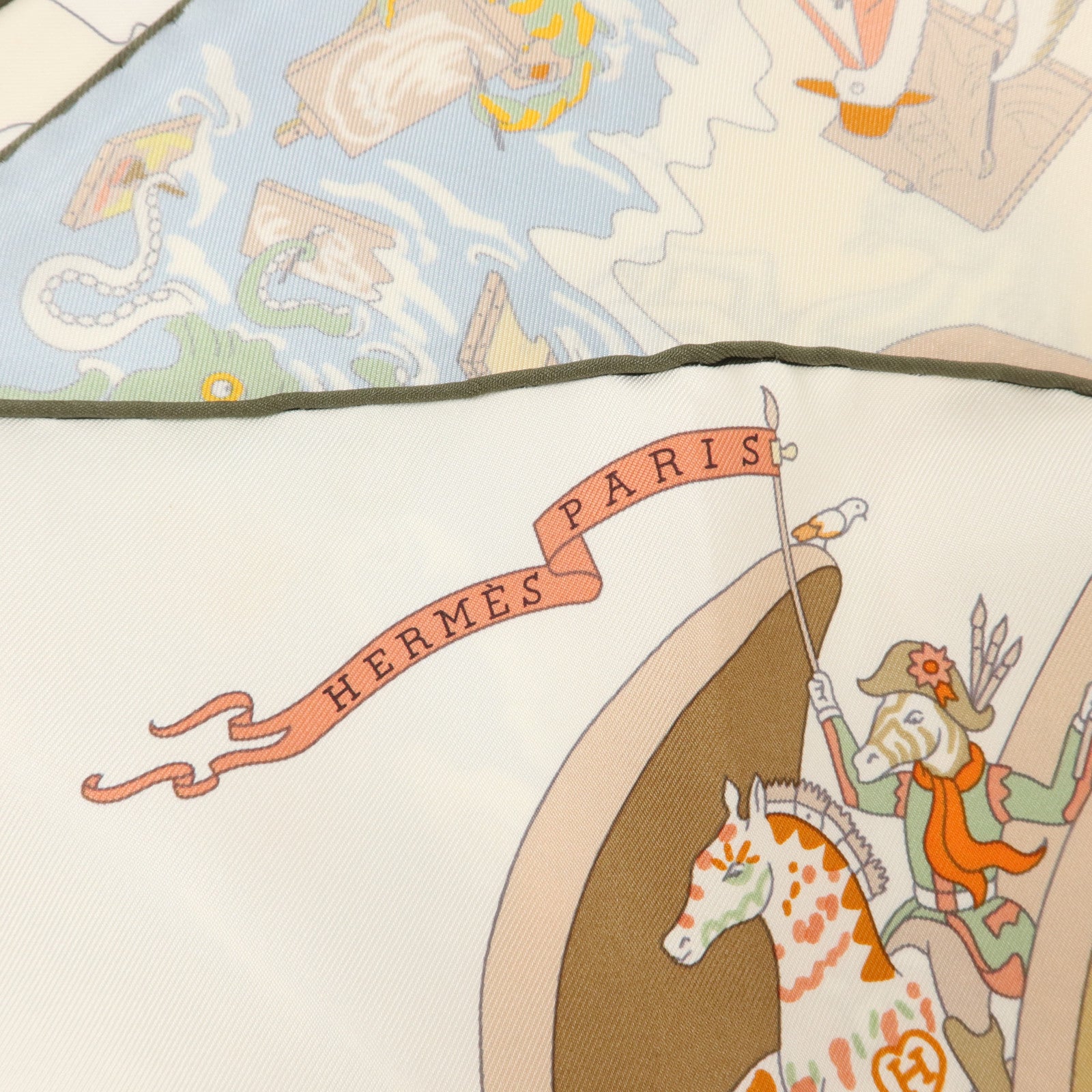 HERMES 絲質Scarf 90X90絲巾