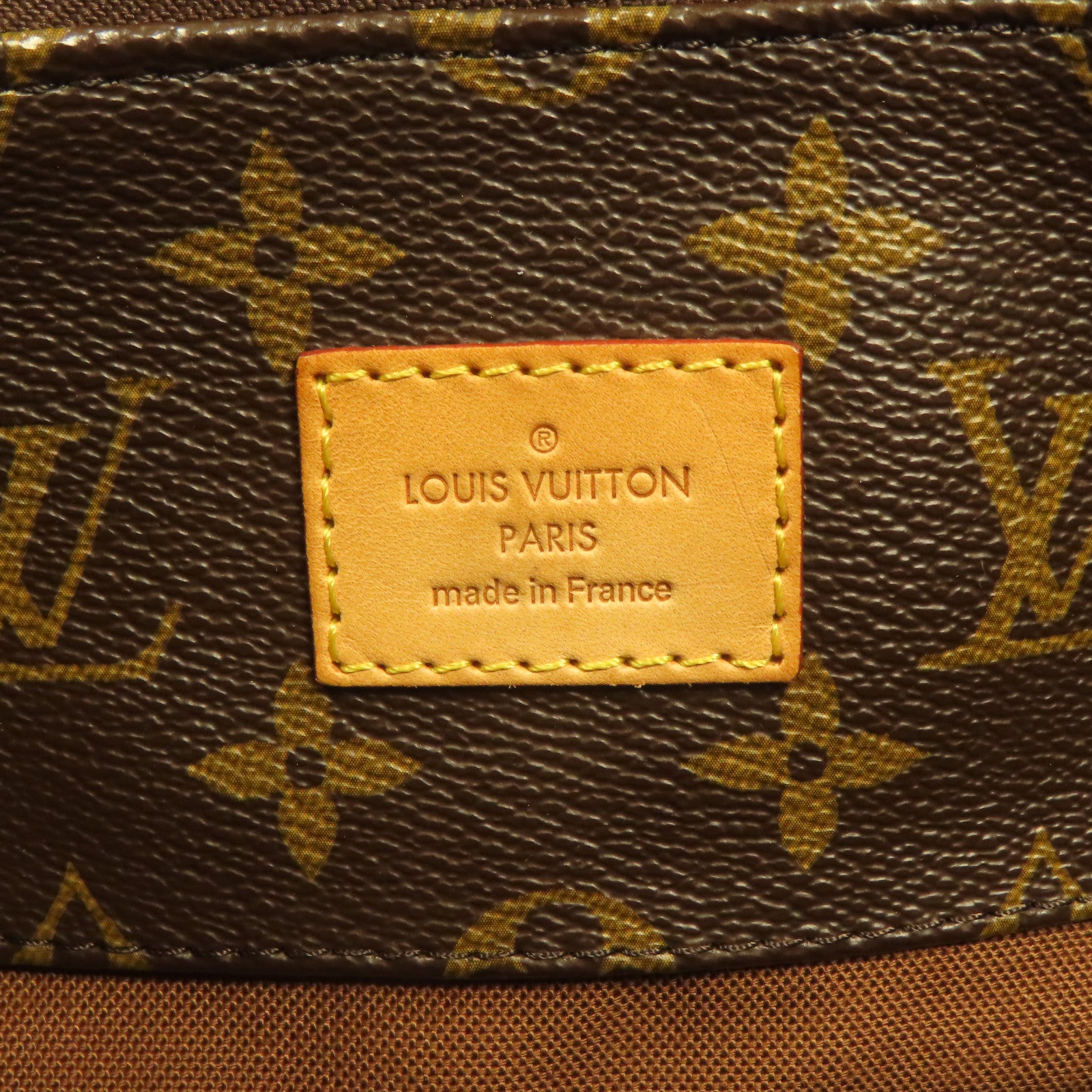 LOUIS VUITTON Monogram Sully MM金扣肩背袋啡色