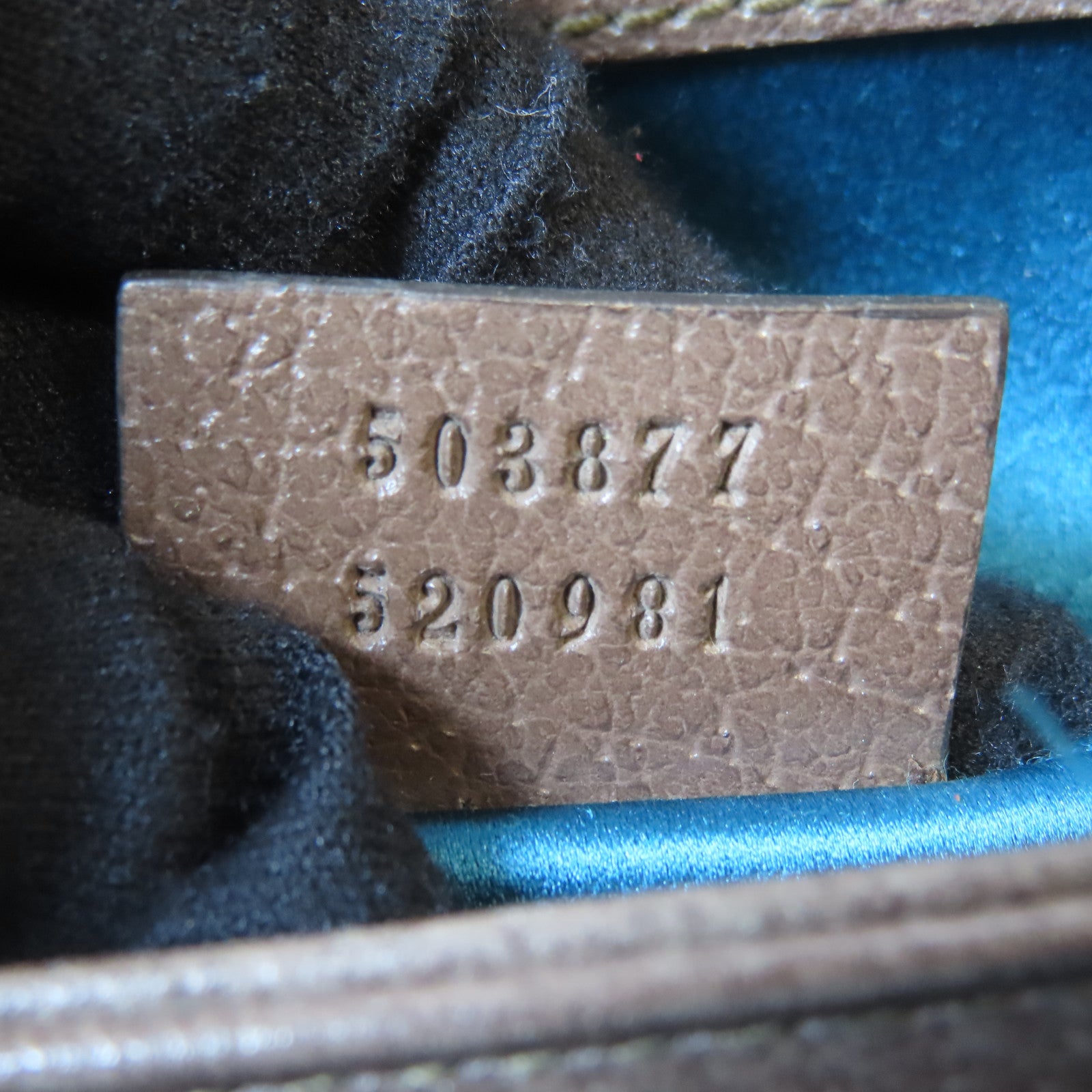 GUCCI 塗層帆布Ophidia金扣鏈帶肩背袋啡色