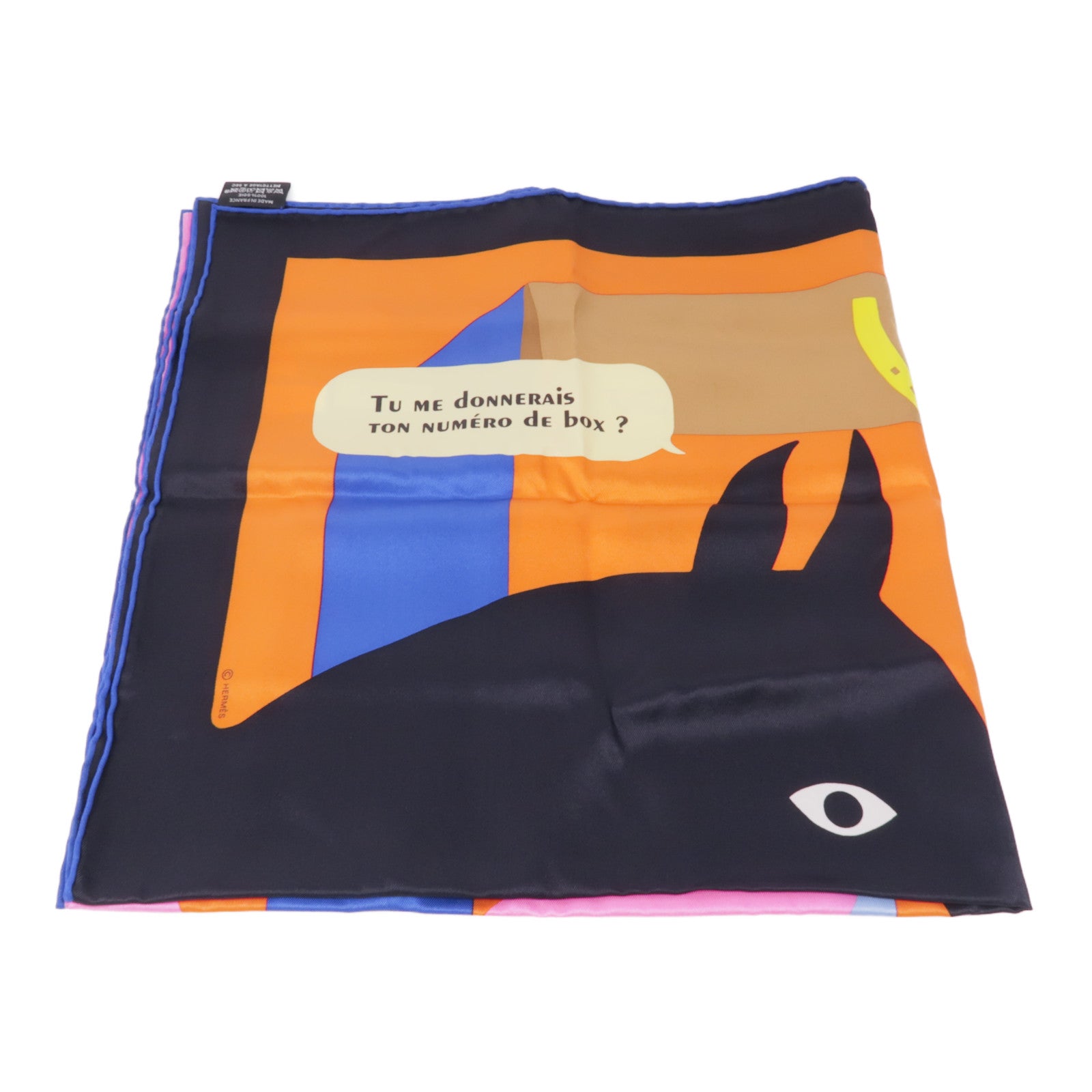 HERMES 絲質Scarf絲巾彩色