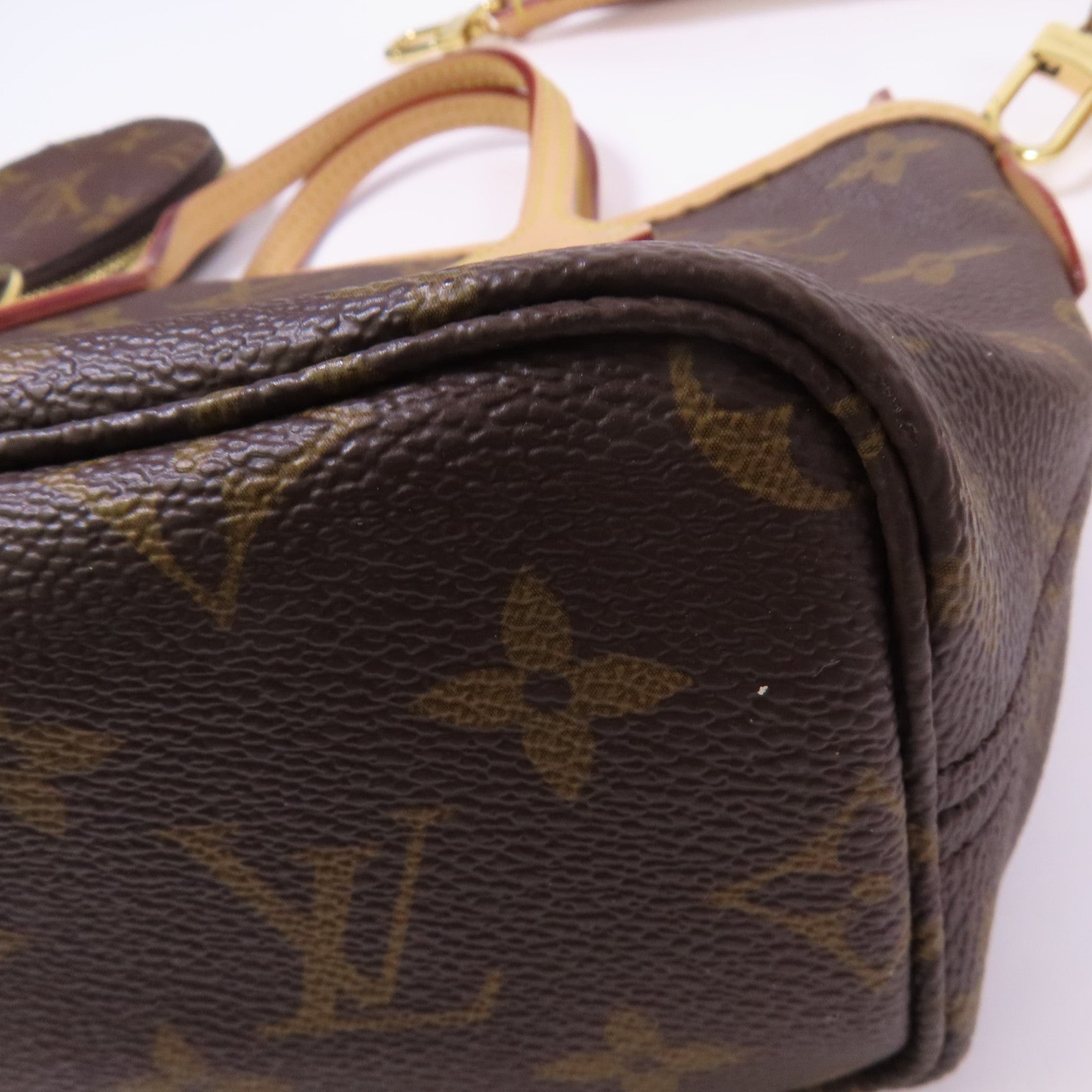 LOUIS VUITTON Monogram Neverfull BB金扣手挽肩背兩用袋