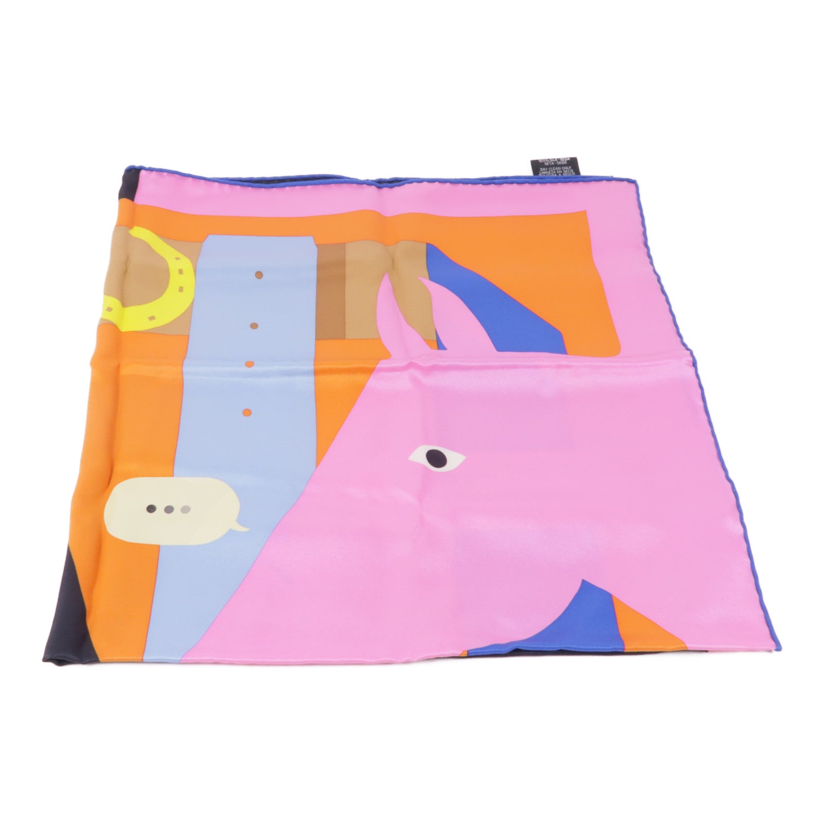 HERMES 絲質Scarf絲巾彩色