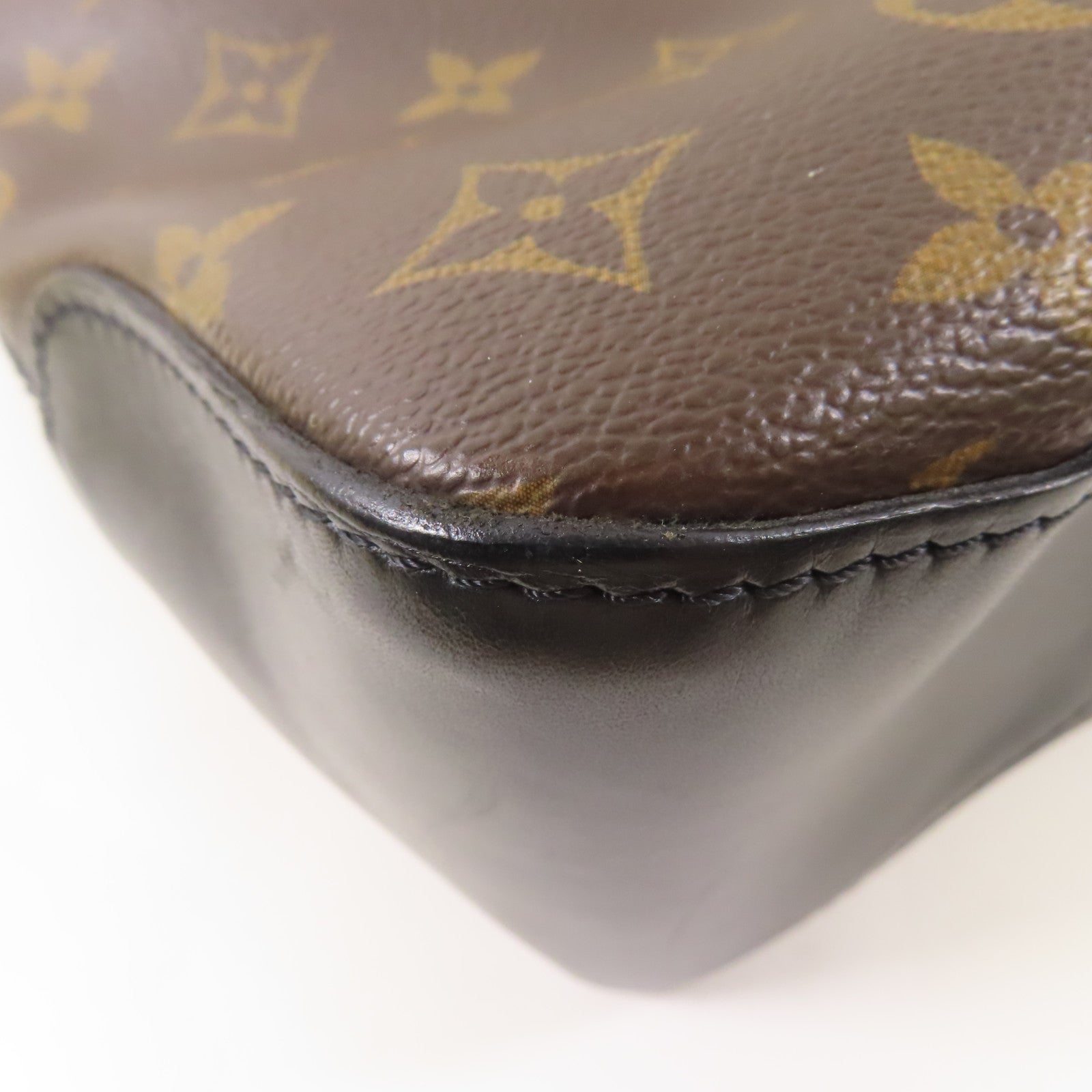 LOUIS VUITTON Monogram Macassar Torres銀扣肩背袋