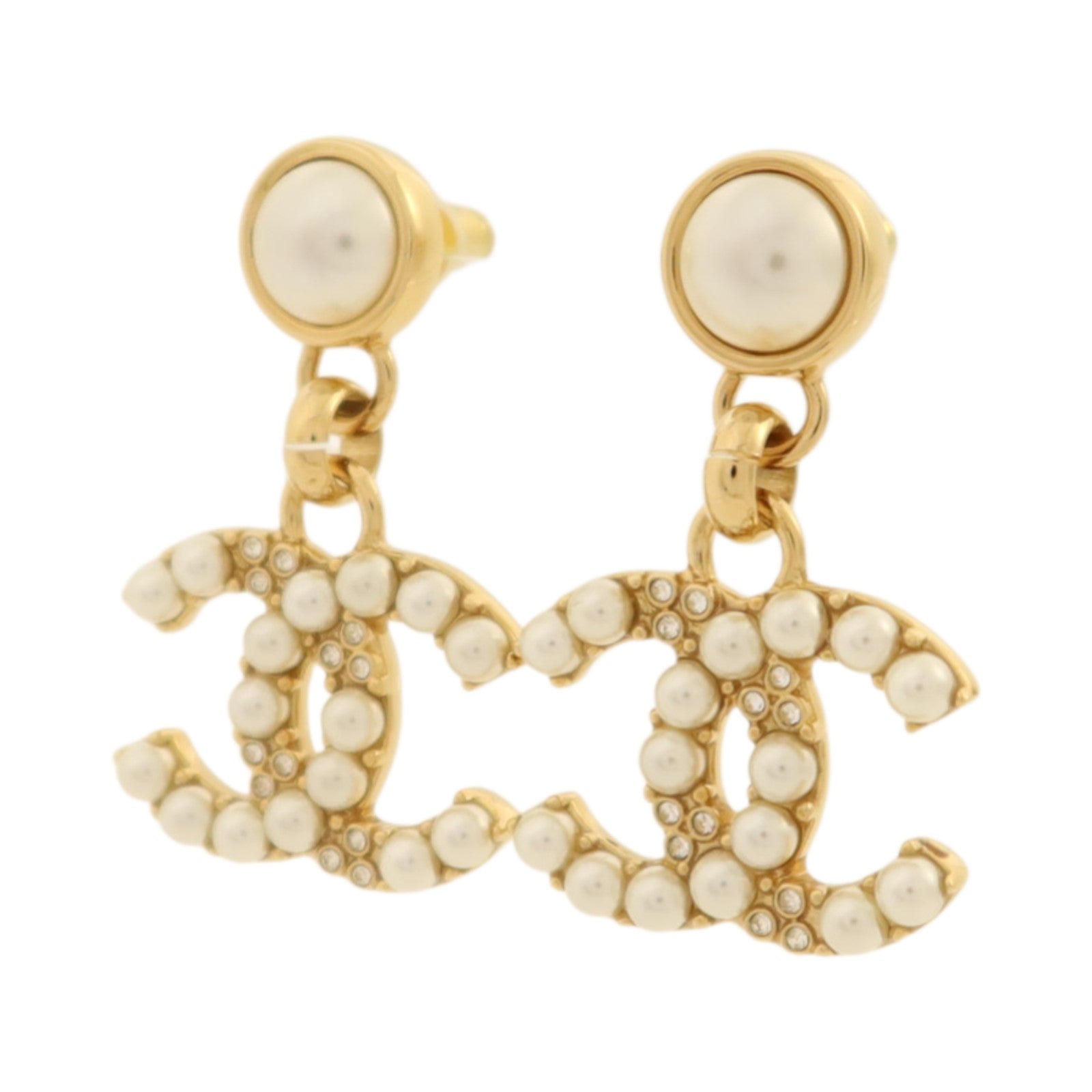 CHANEL 金屬/PVC Earrings耳環