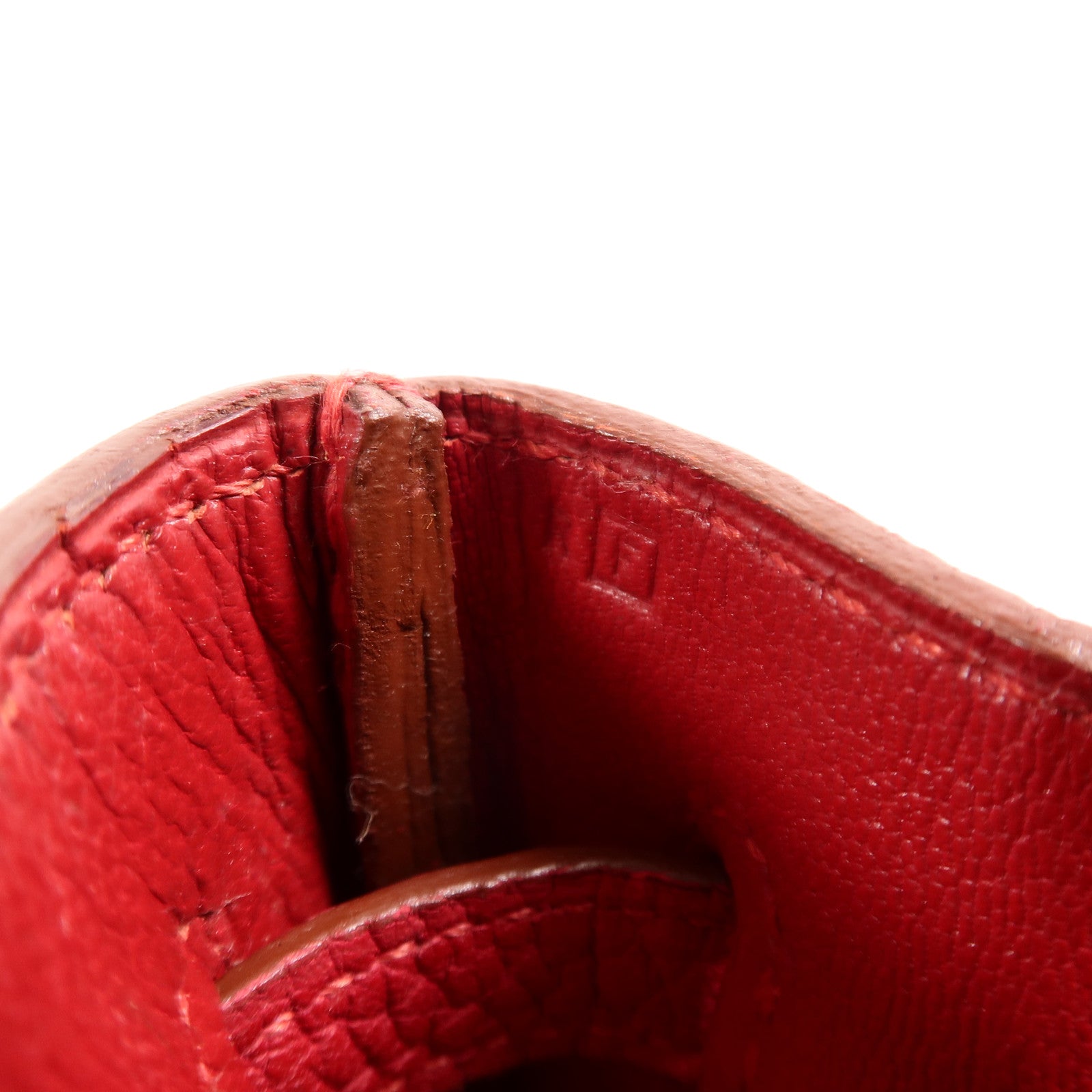 HERMES Togo皮革Cabana 35肩背袋Rouge H