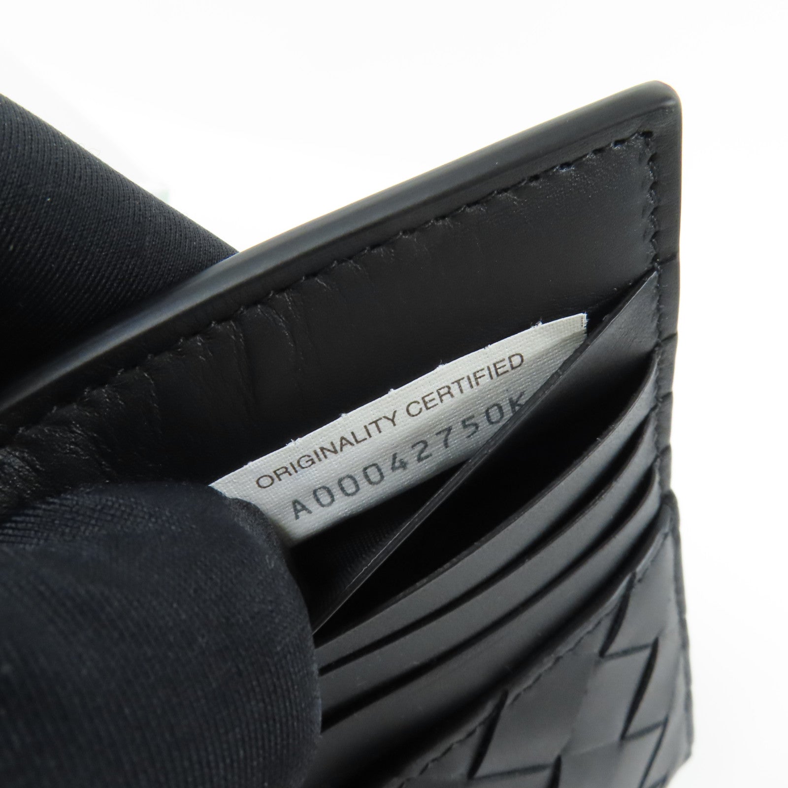 BOTTEGA VENETA 皮革Zip Card Case銀扣卡片套