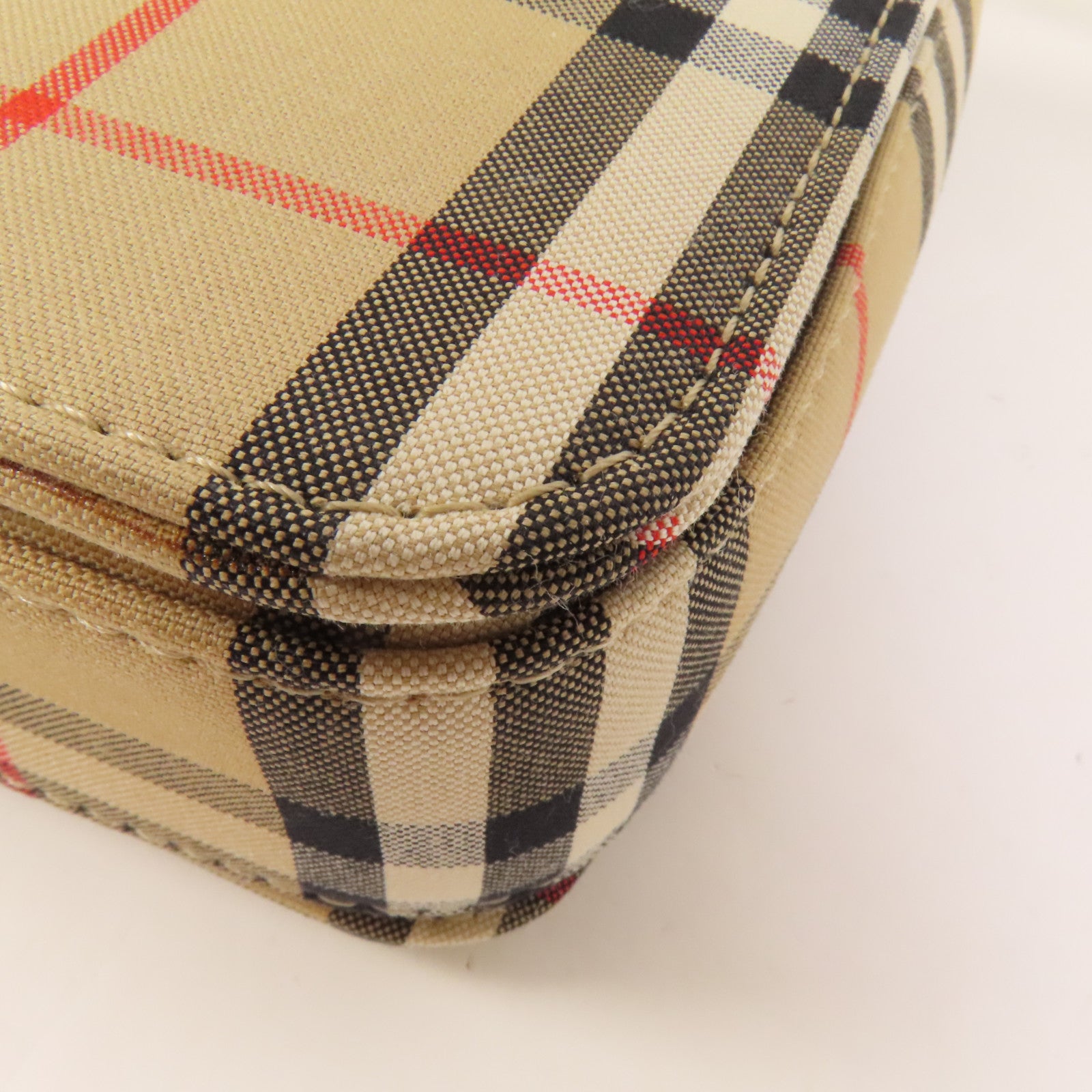 BURBERRY 牛皮皮革/帆布Shoulder Bag手挽肩背兩用袋