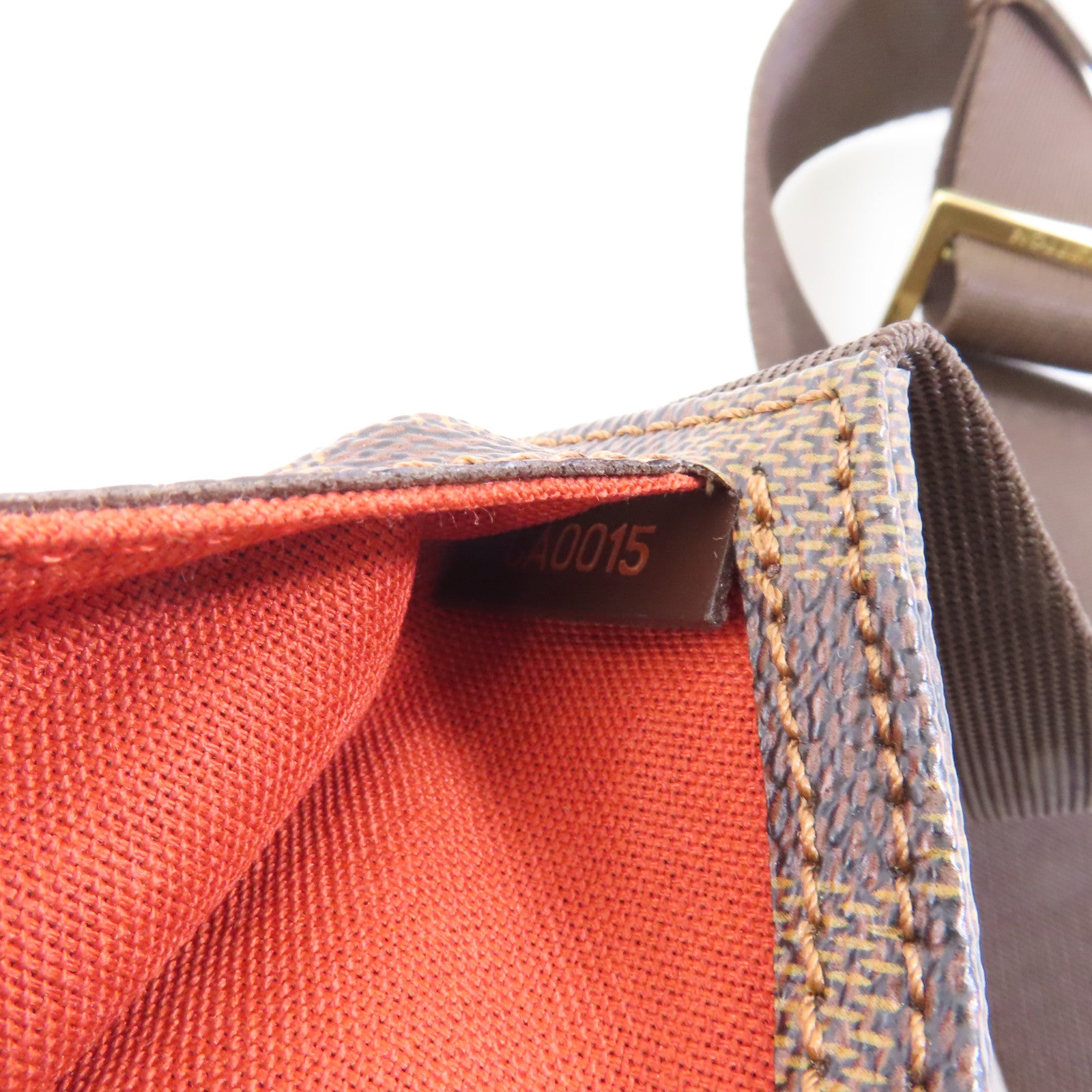LOUIS VUITTON Damier Ebene Geronimos金扣腰包啡色