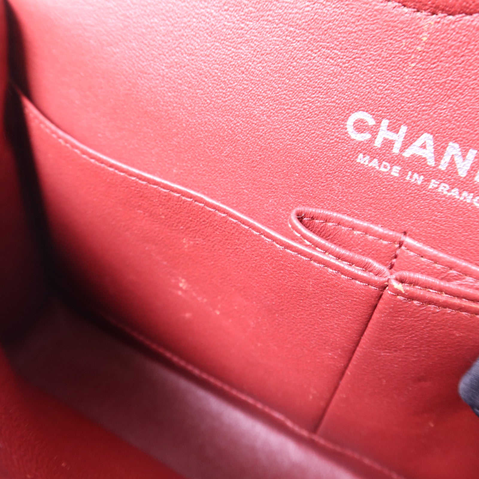 CHANEL 牛皮皮革Classic 25銀扣鏈帶肩背袋