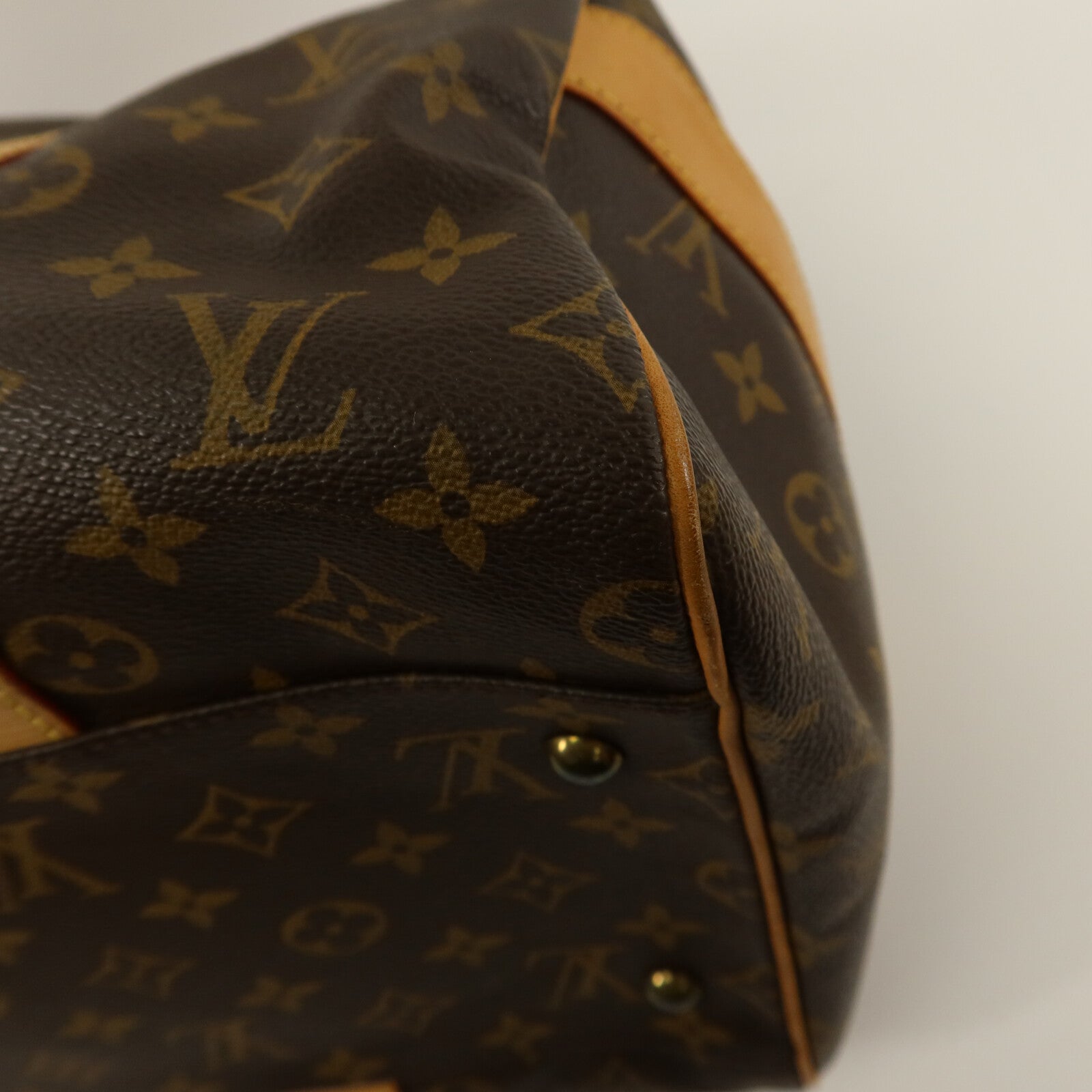 LOUIS VUITTON Monogram Carryall金扣手挽袋