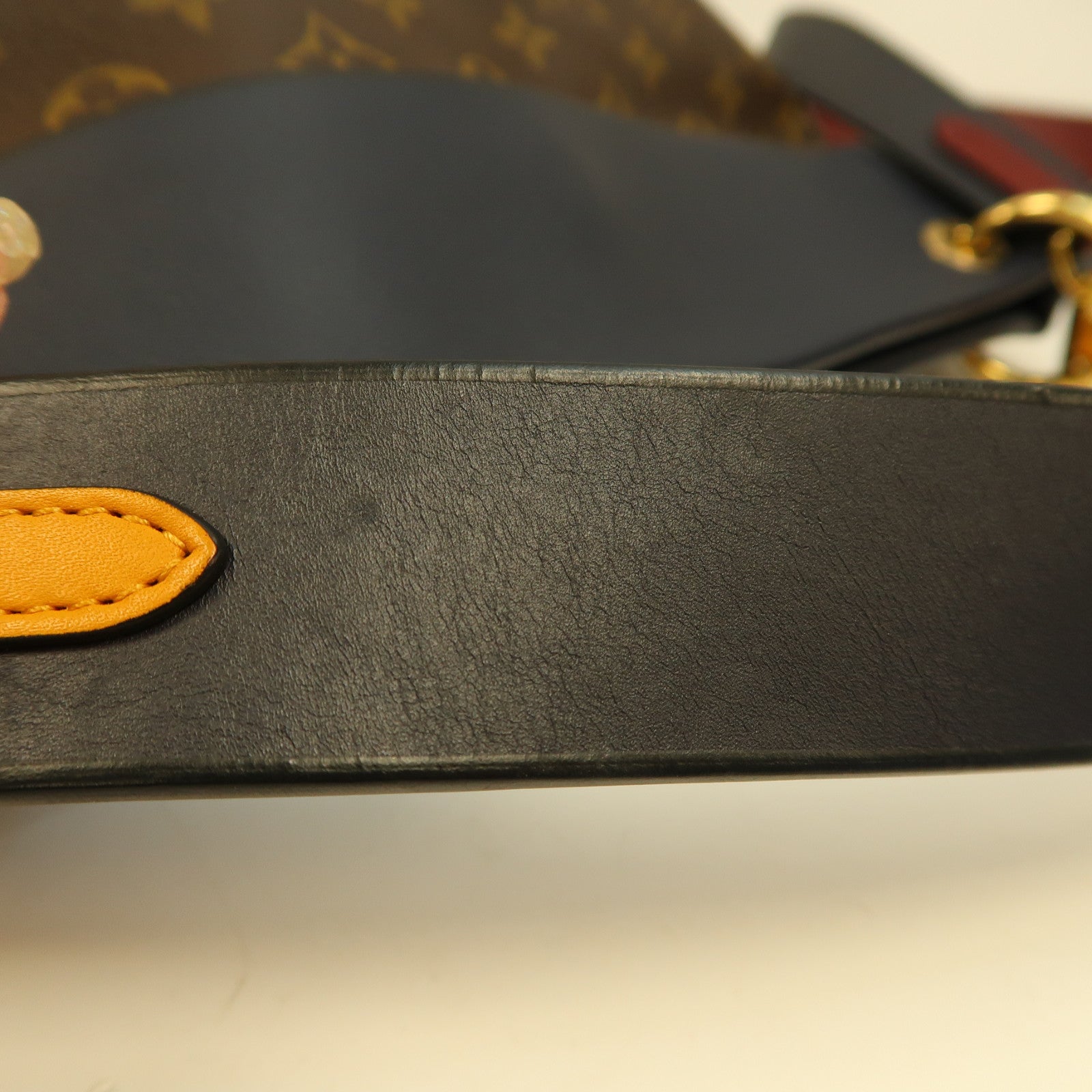 LOUIS VUITTON Monogram Tuileries Besace金扣手挽肩背兩用袋啡色/黑色